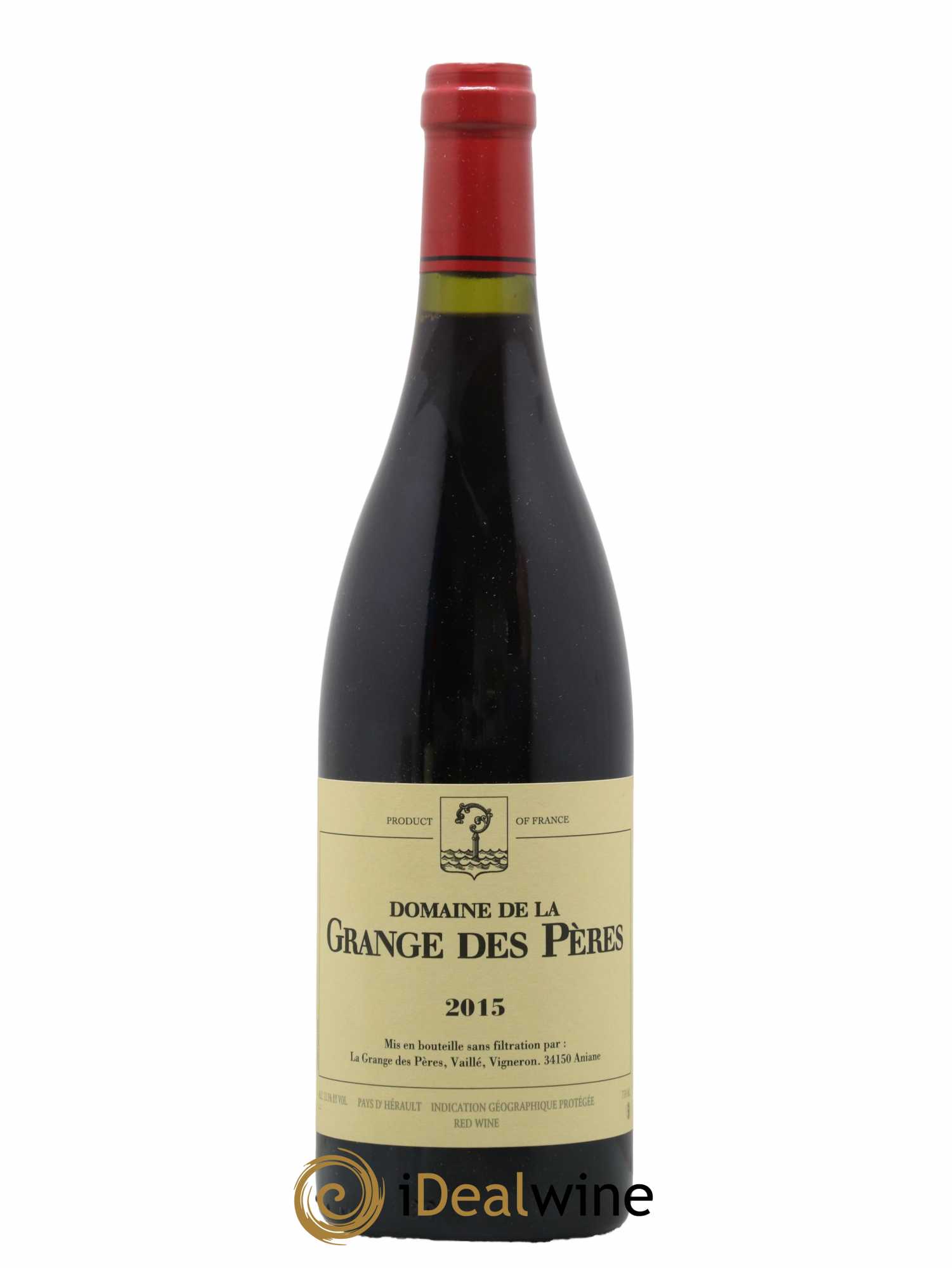 Pays d'Hérault Grange des Pères Laurent Vaillé 2015 - Lot de 1 bouteille - 0