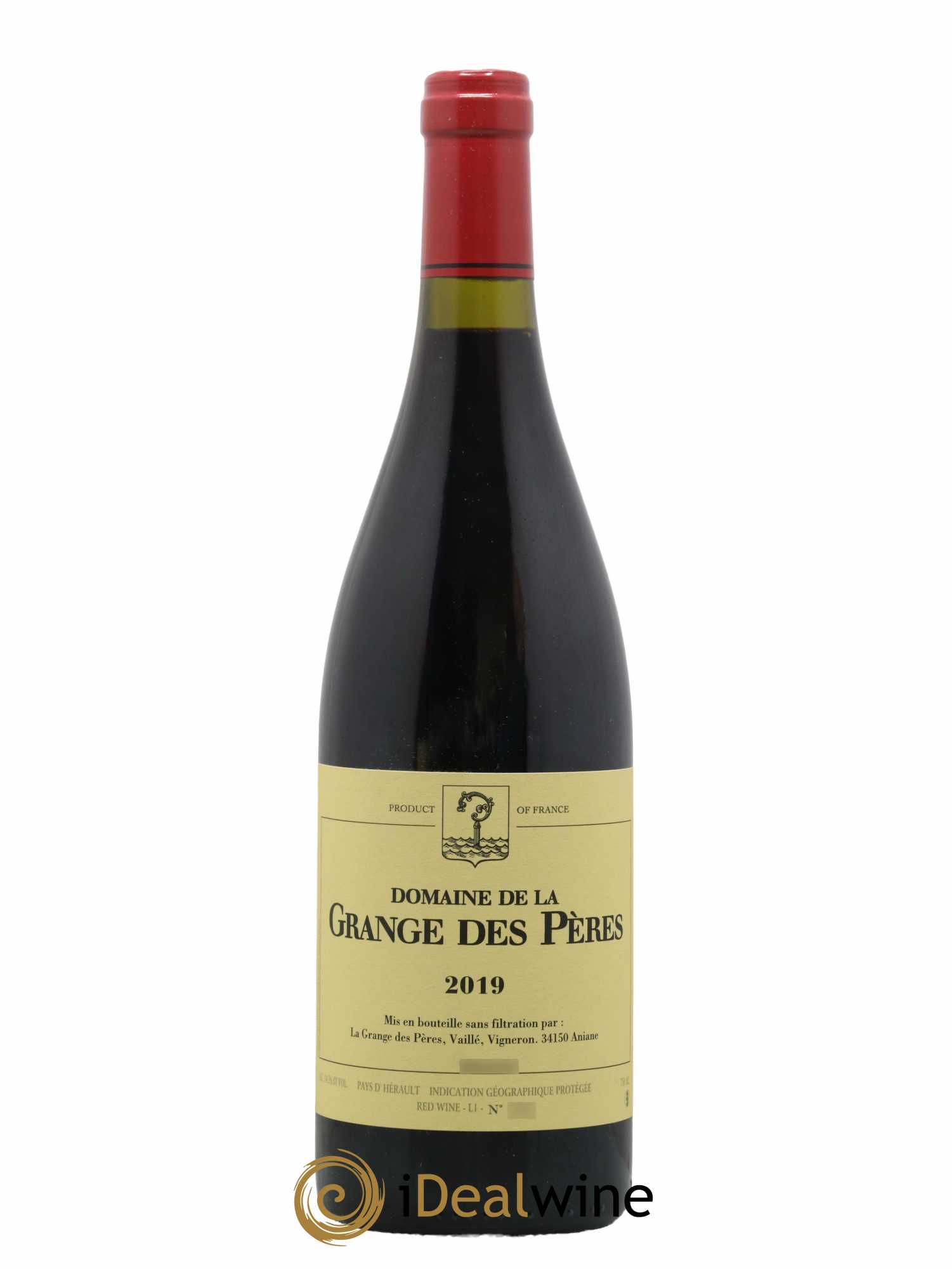 Pays d'Hérault Grange des Pères Laurent Vaillé 2019 - Lot de 1 bouteille - 0