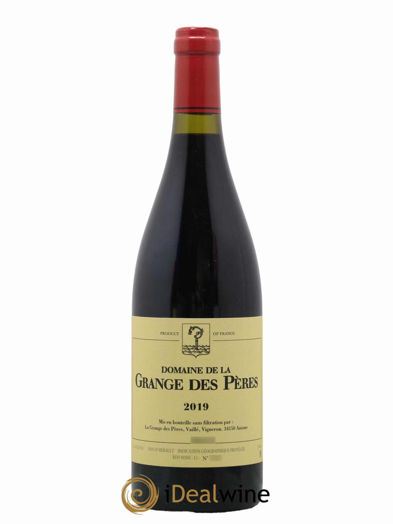 Pays d'Hérault Grange des Pères Laurent Vaillé 2019 - Lot de 1 bouteille - 0