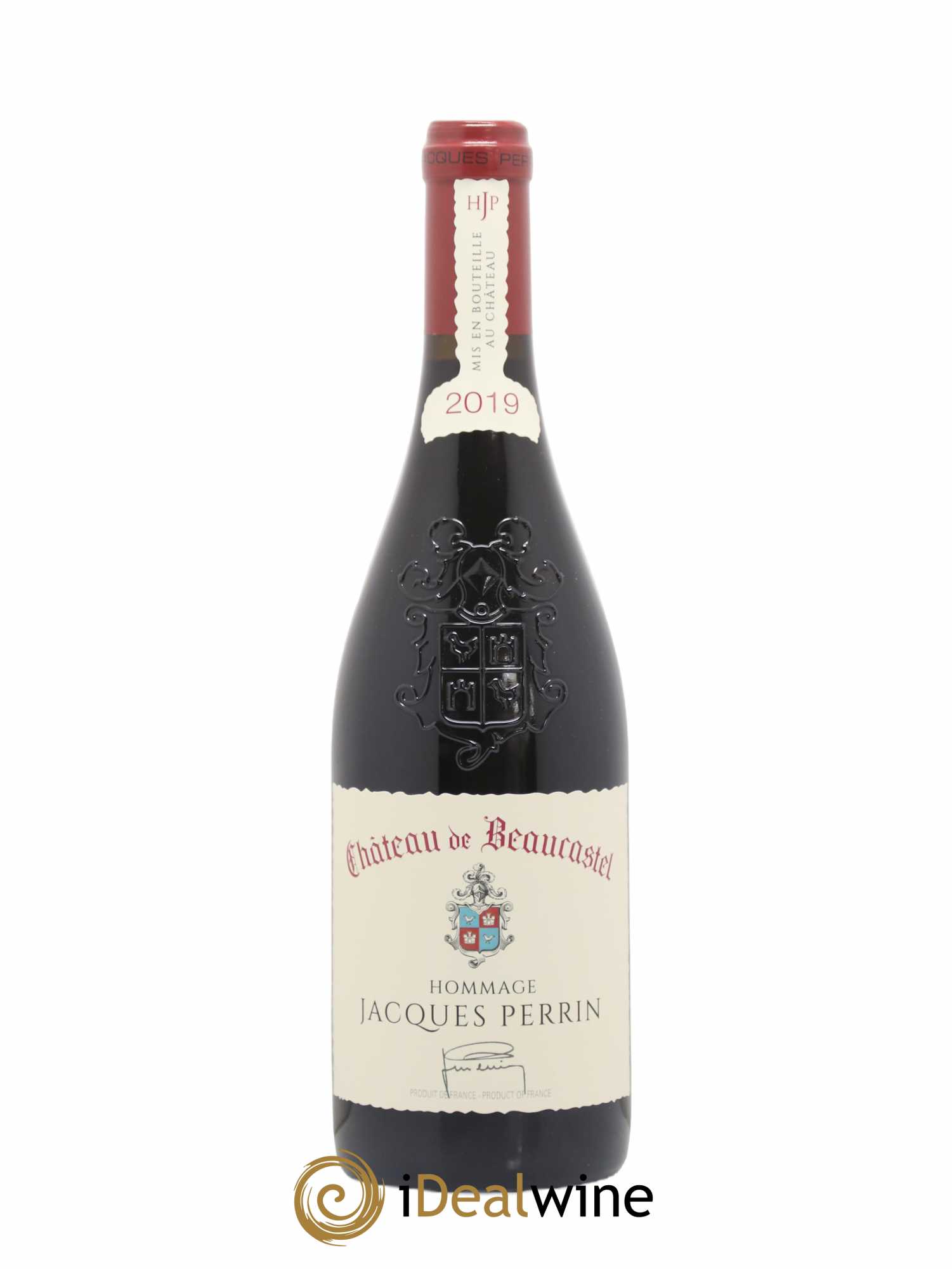 Châteauneuf-du-Pape Château de Beaucastel Hommage à Jacques Perrin Famille Perrin 2019 - Lot de 1 bouteille - 1