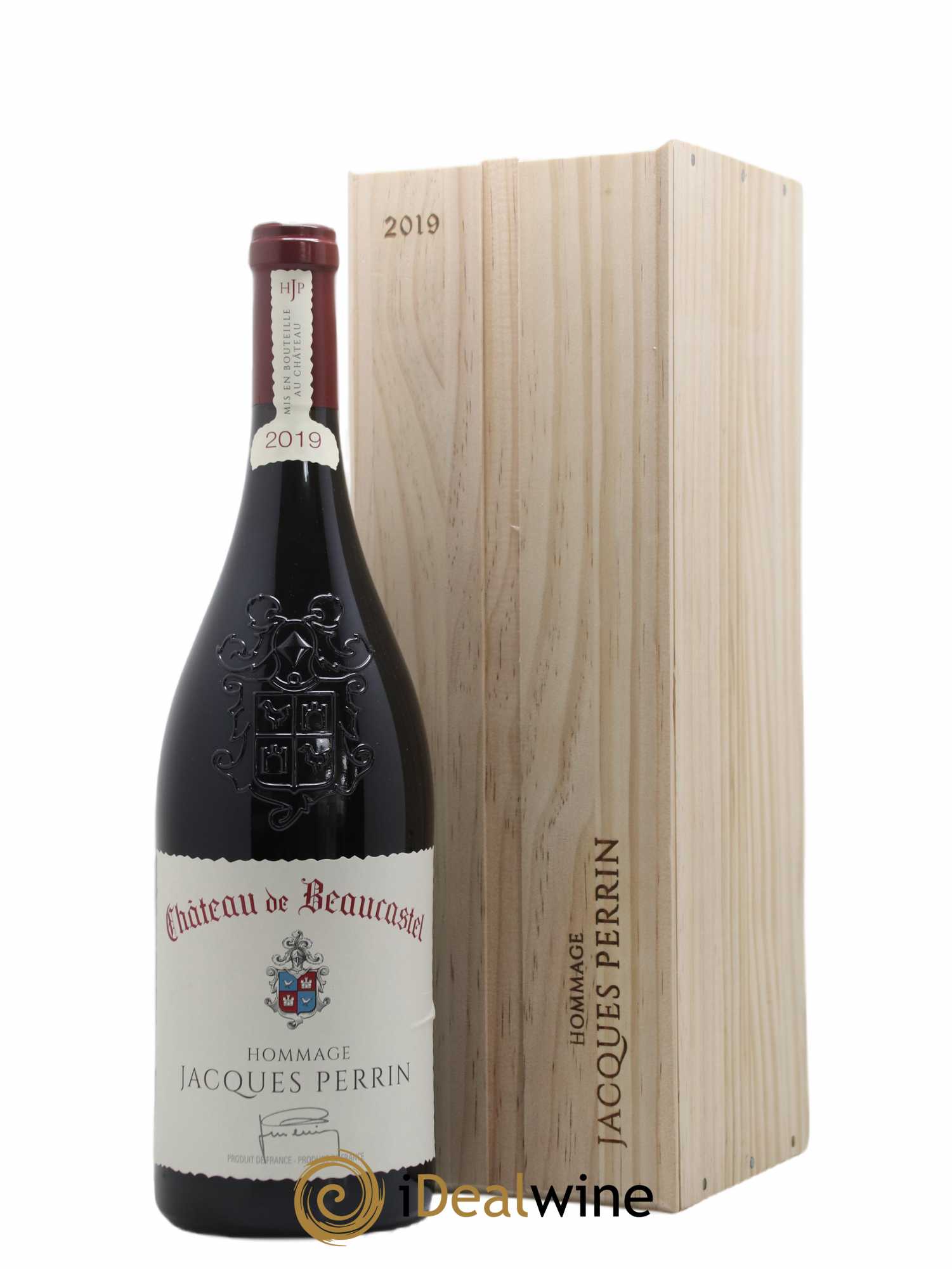 Châteauneuf-du-Pape Château de Beaucastel Hommage à Jacques Perrin Famille Perrin 2019 - Lot de 1 magnum - 0