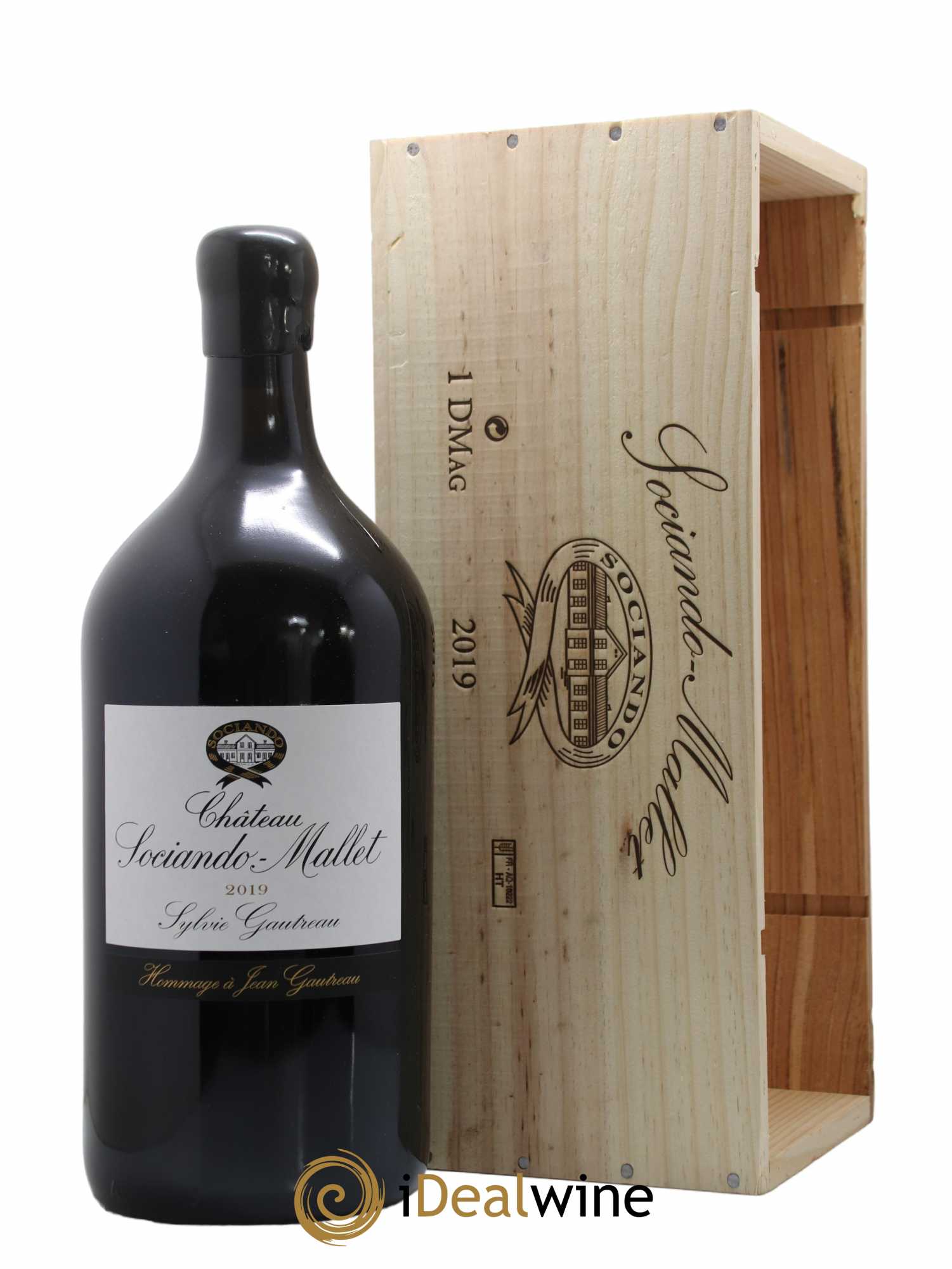 Château Sociando Mallet  2019 - Lot of 1 double magnum - 0