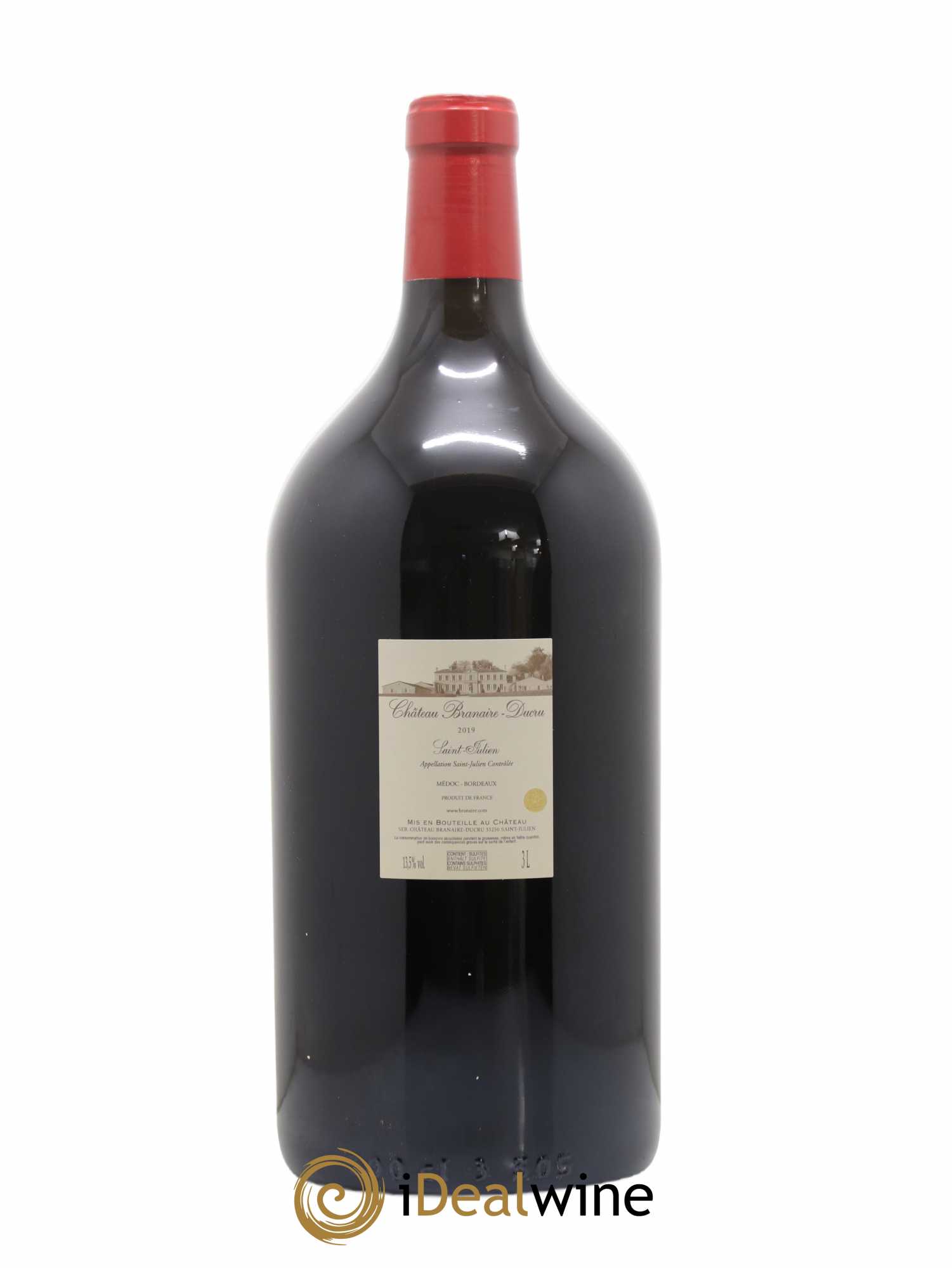 Château Branaire Ducru 4ème Grand Cru Classé  2019 - Lot of 1 double magnum - 2