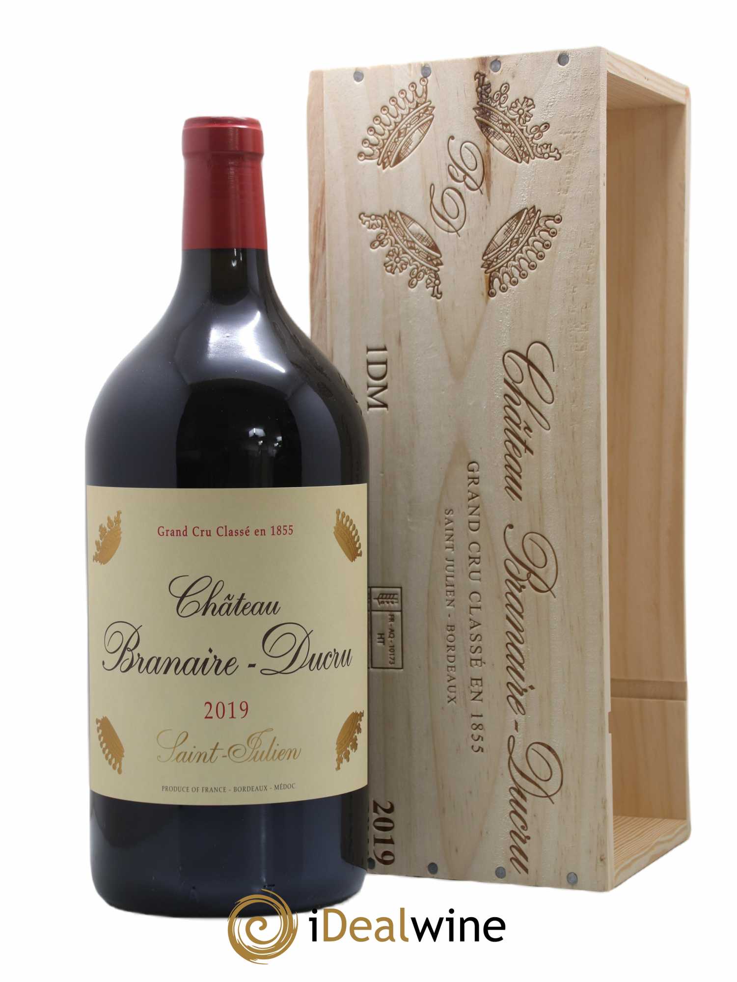 Château Branaire Ducru 4ème Grand Cru Classé  2019 - Lot of 1 double magnum - 0
