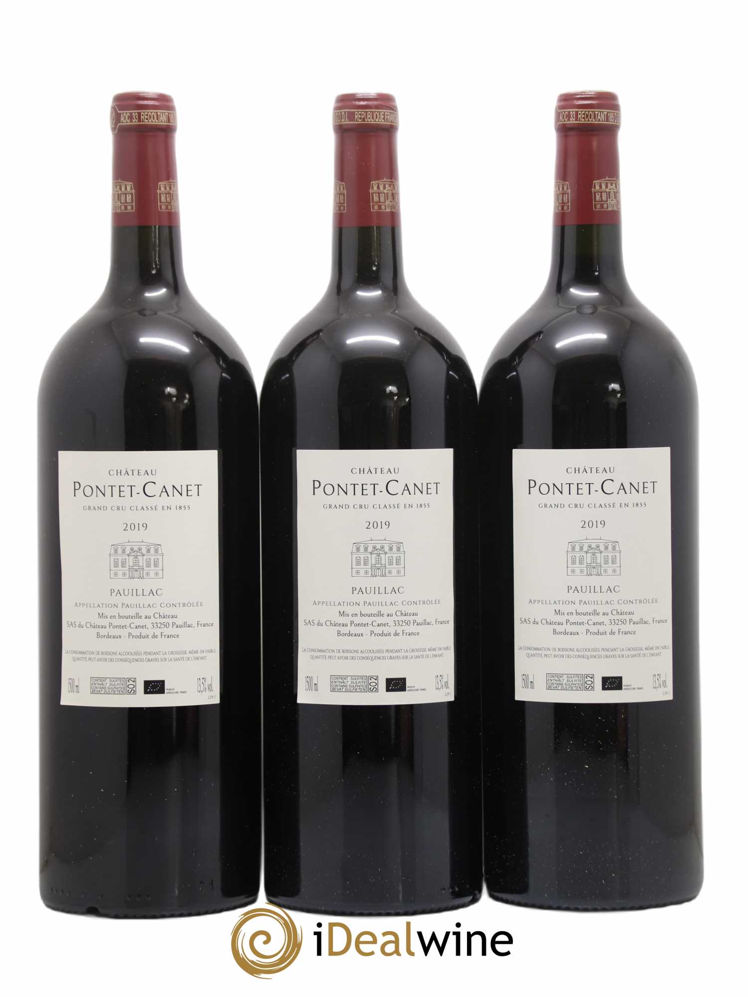 Château Pontet Canet 5ème Grand Cru Classé 2019 - Lot de 6 magnums - 4