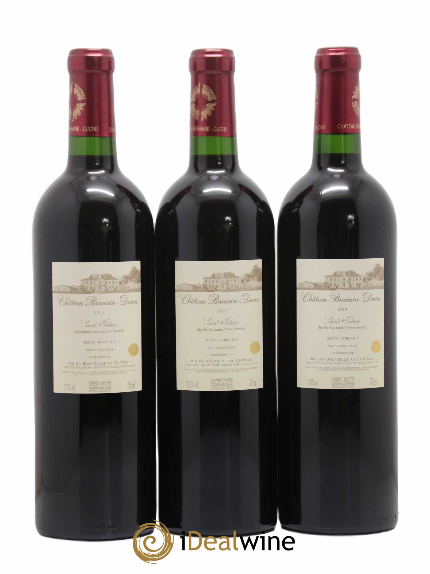 Château Branaire Ducru 4ème Grand Cru Classé 2019 - Lot de 6 bouteilles - 4