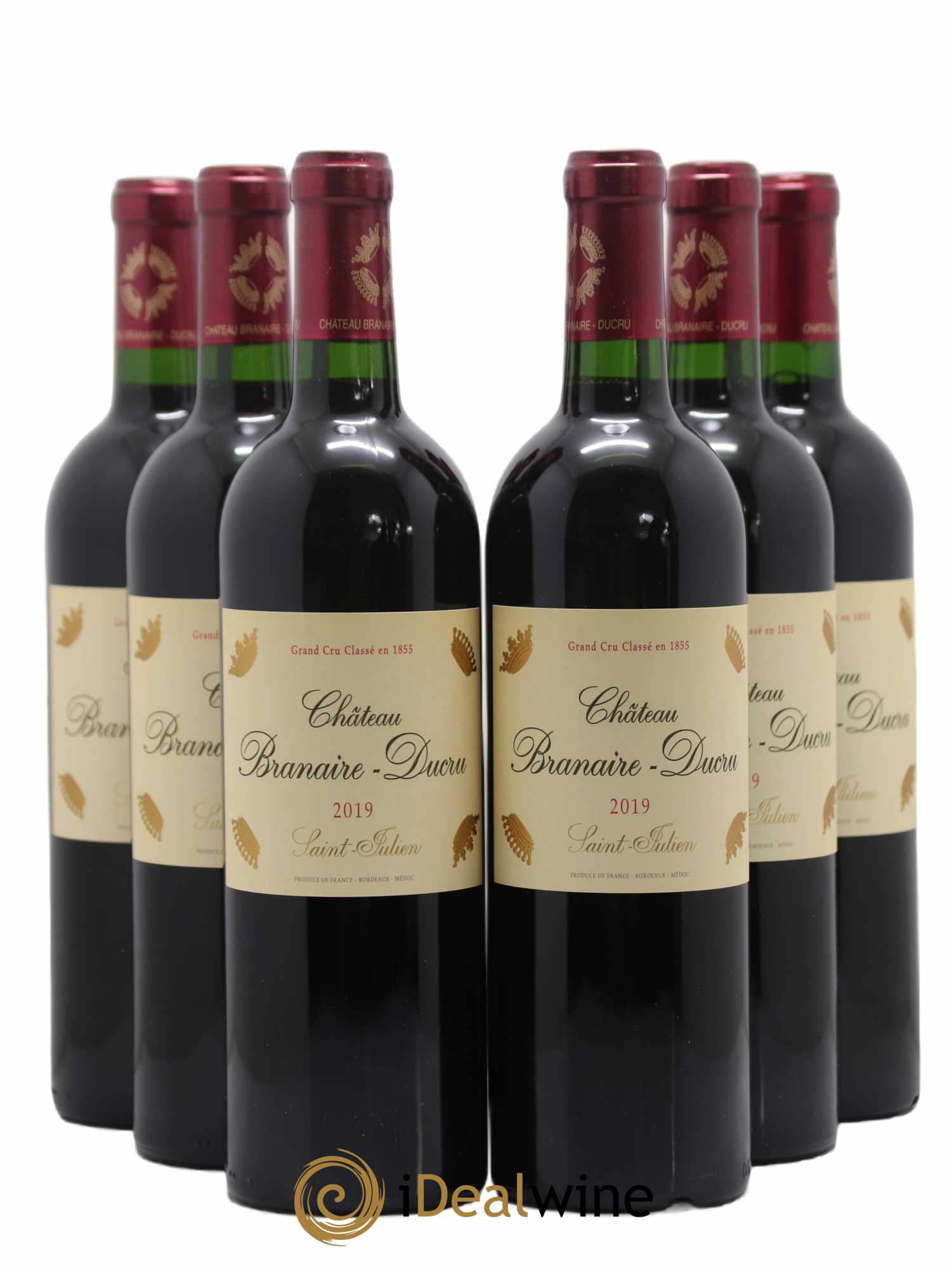 Château Branaire Ducru 4ème Grand Cru Classé 2019 - Lot de 6 bouteilles - 0