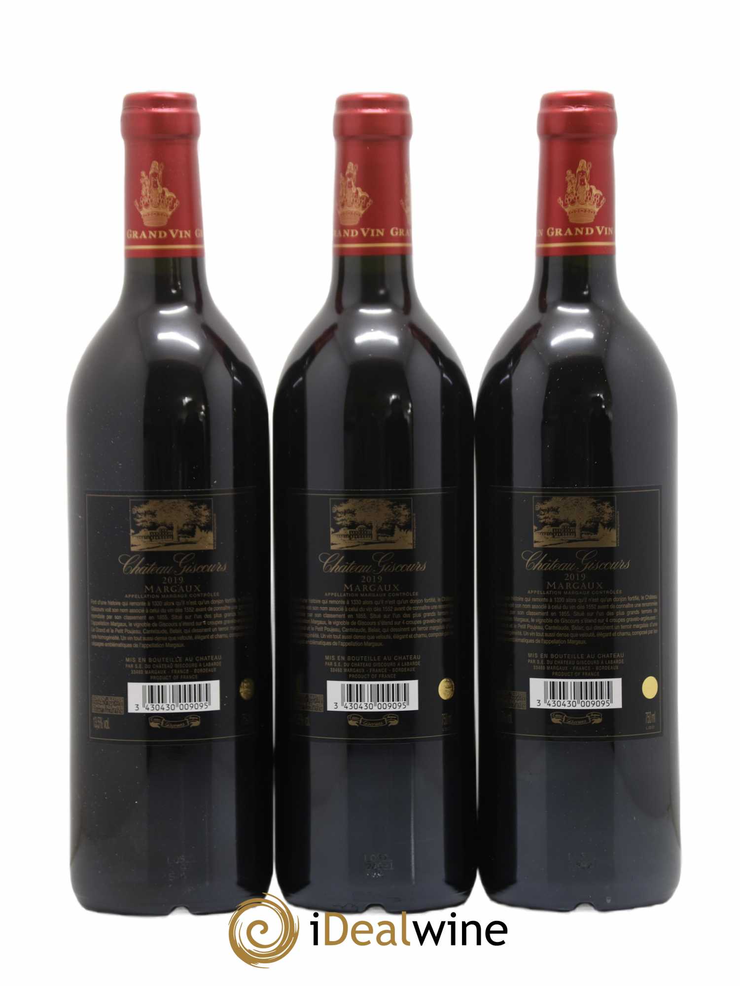 Château Giscours 3ème Grand Cru Classé  2019 - Lot de 12 bouteilles - 2