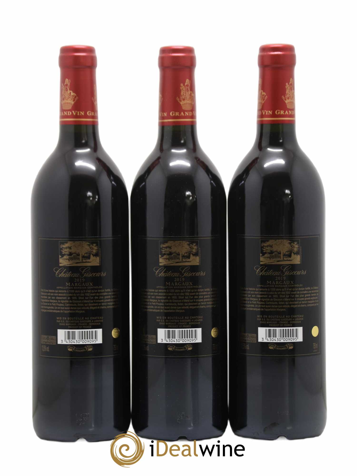 Château Giscours 3ème Grand Cru Classé  2019 - Lot de 12 bouteilles - 4