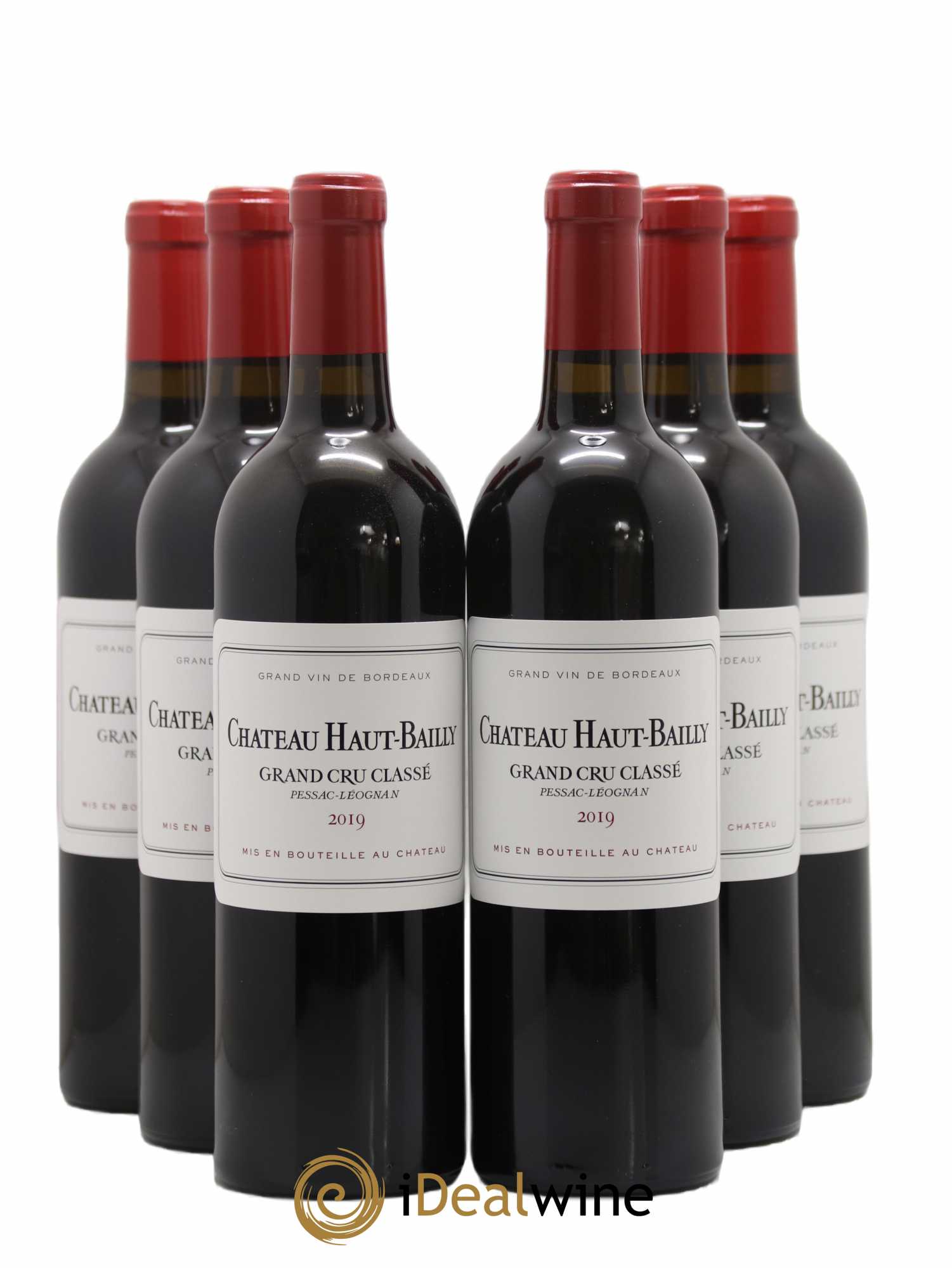 Château Haut-Bailly Cru Classé de Graves 2019 - Lot de 6 bouteilles - 0