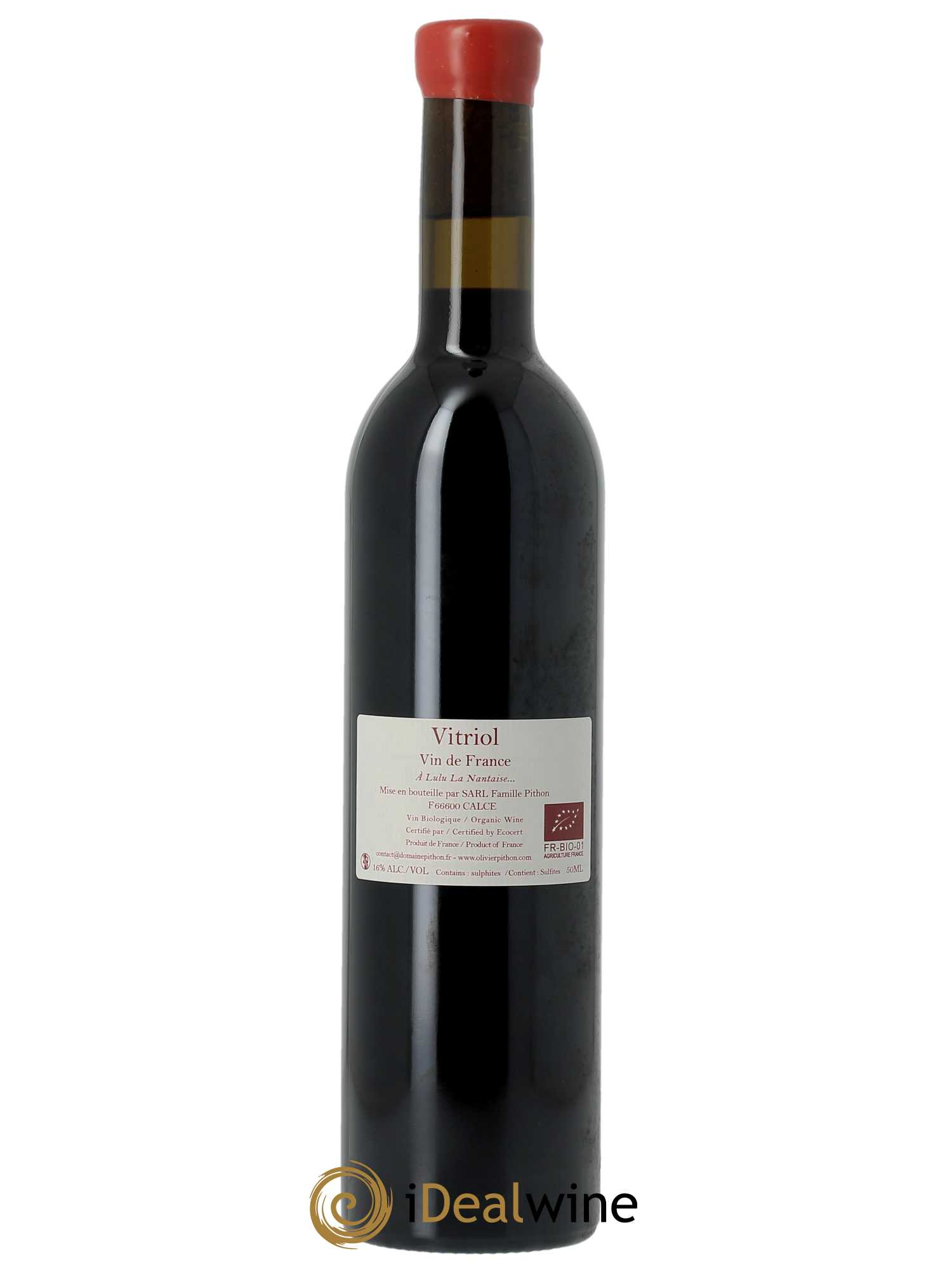Vin Doux Naturel Olivier Pithon Vitriol  2022 - Lot de 1 bouteille - 1