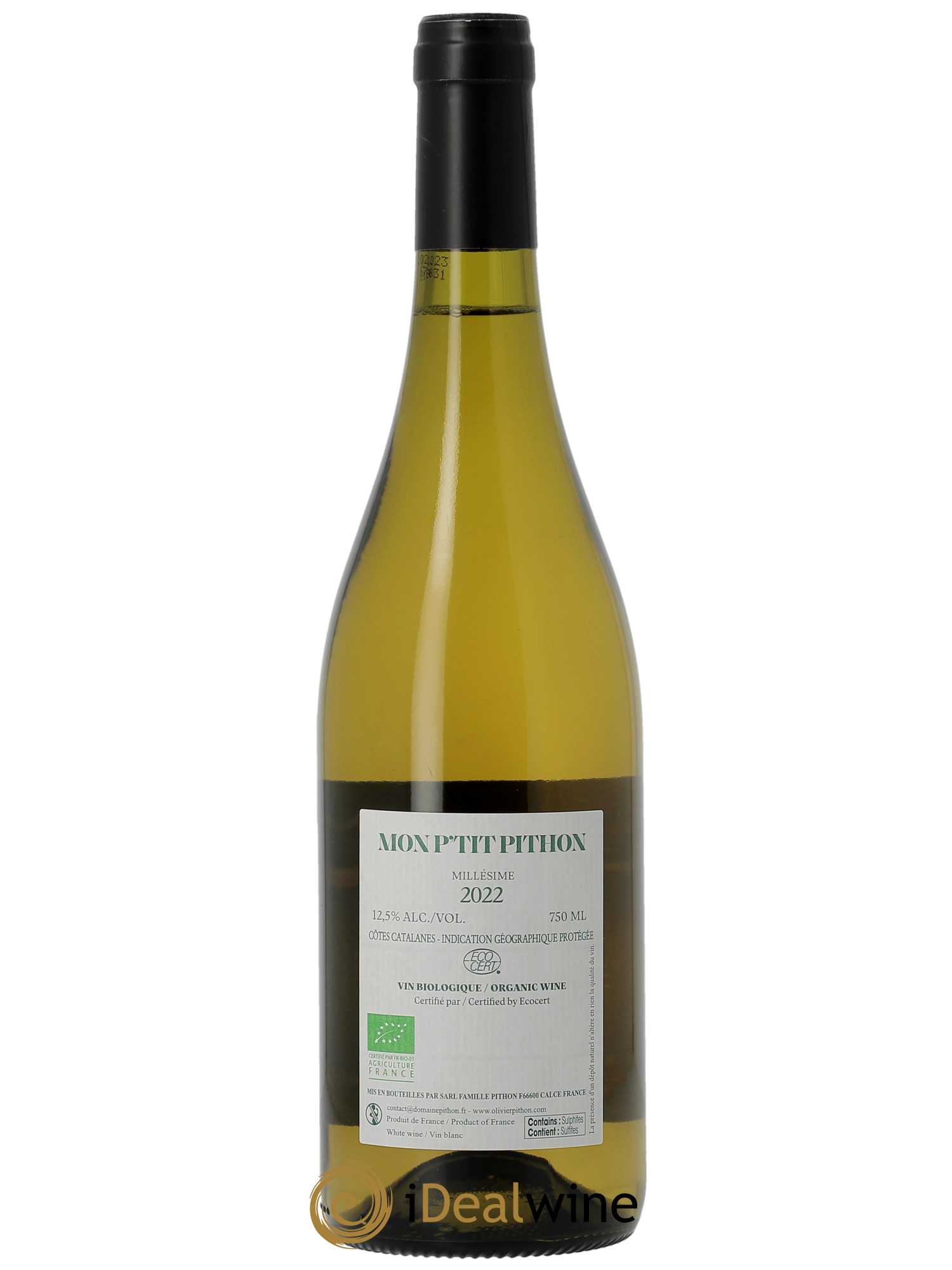Côtes Catalanes Olivier Pithon Mon P'tit Pithon 2022 - Lot de 1 bouteille - 1
