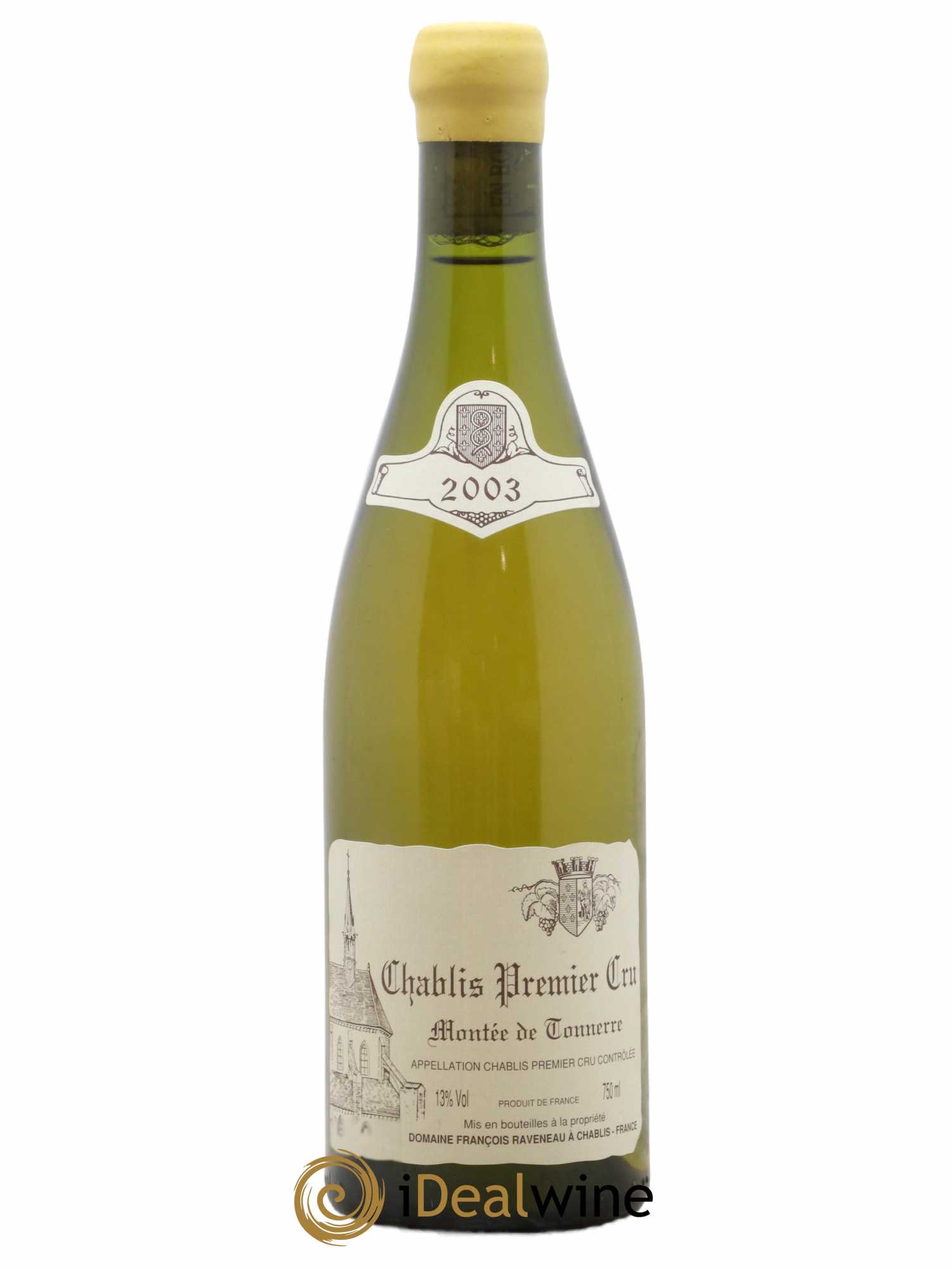 Chablis 1er Cru Montée de Tonnerre Raveneau (Domaine) 2003 - Lot de 1 bouteille - 0