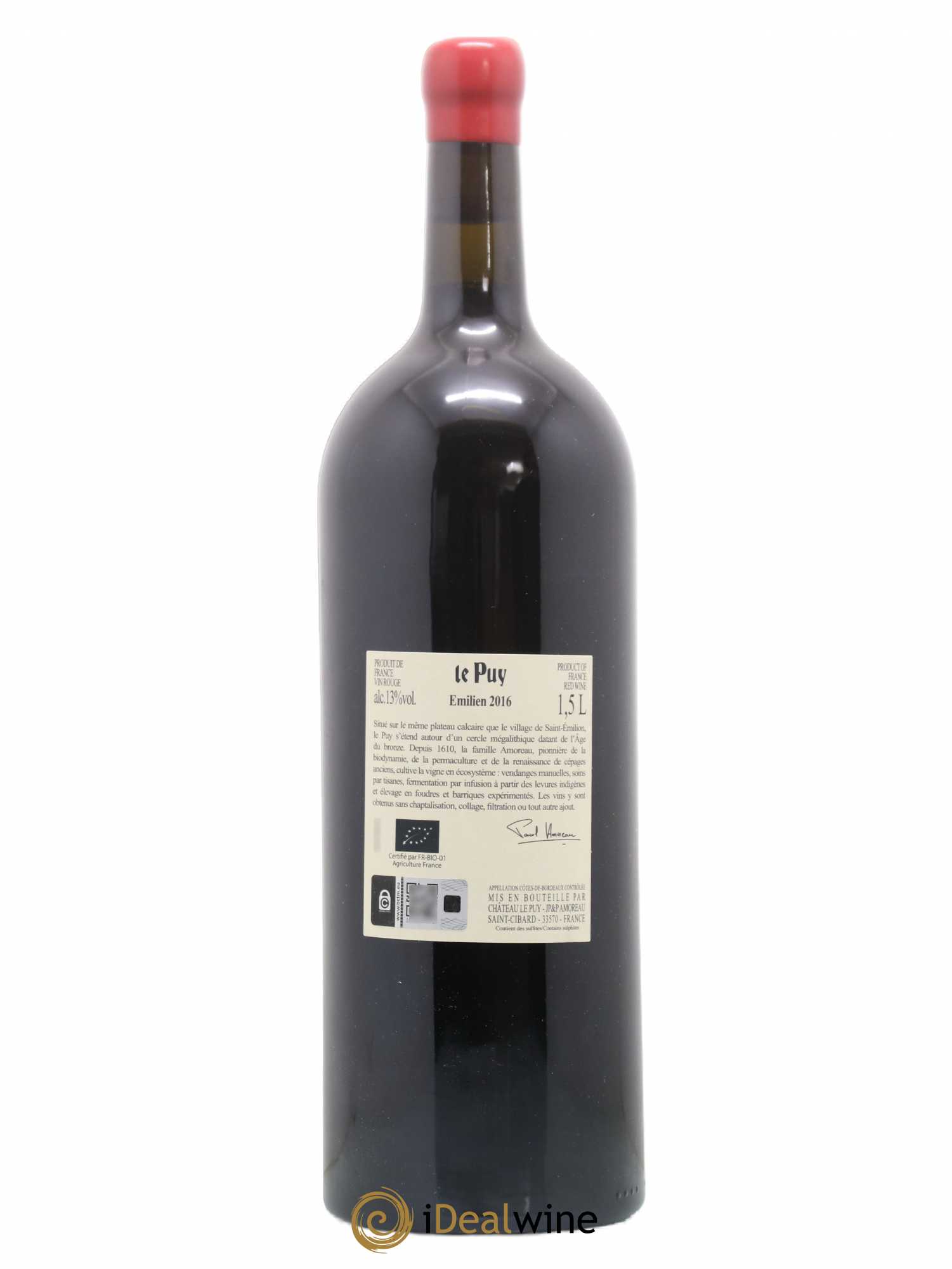 Le Puy - Cuvée Emilien (sans prix de réserve) 2016 - Lot de 1 magnum - 1