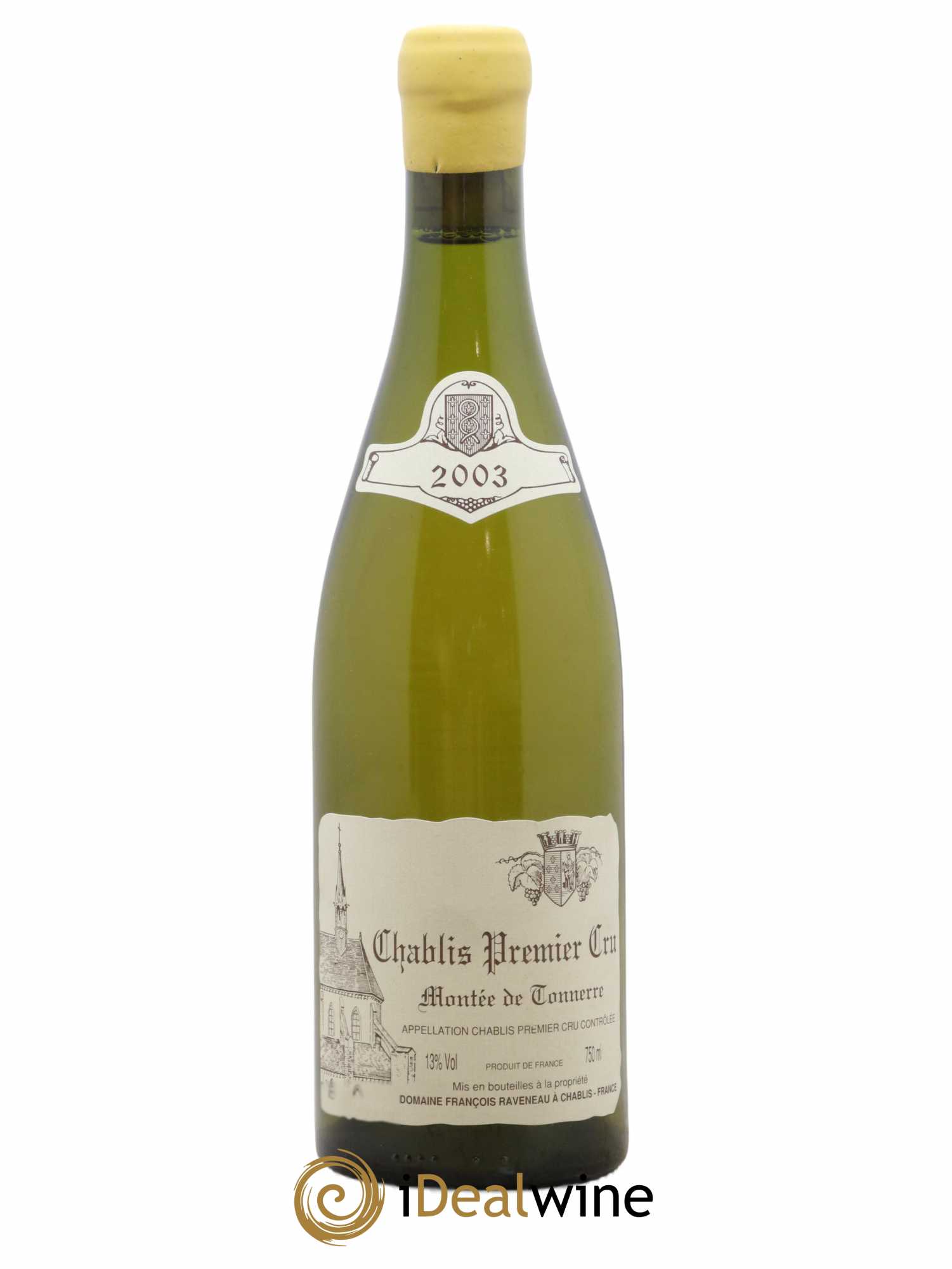 Chablis 1er Cru Montée de Tonnerre Raveneau (Domaine) 2003 - Lot de 1 bouteille - 0