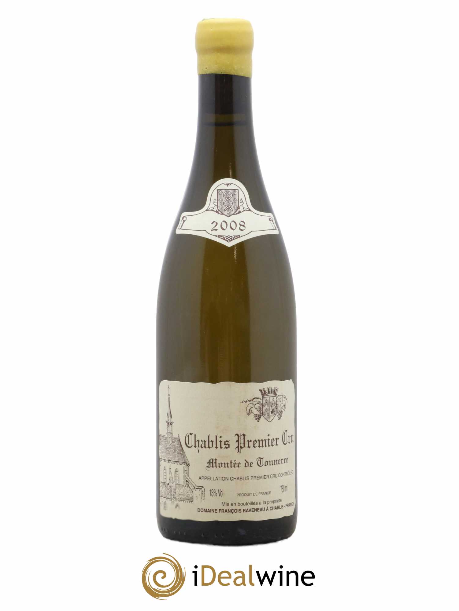 Chablis 1er Cru Montée de Tonnerre Raveneau (Domaine) 2008 - Lot de 1 bouteille - 0