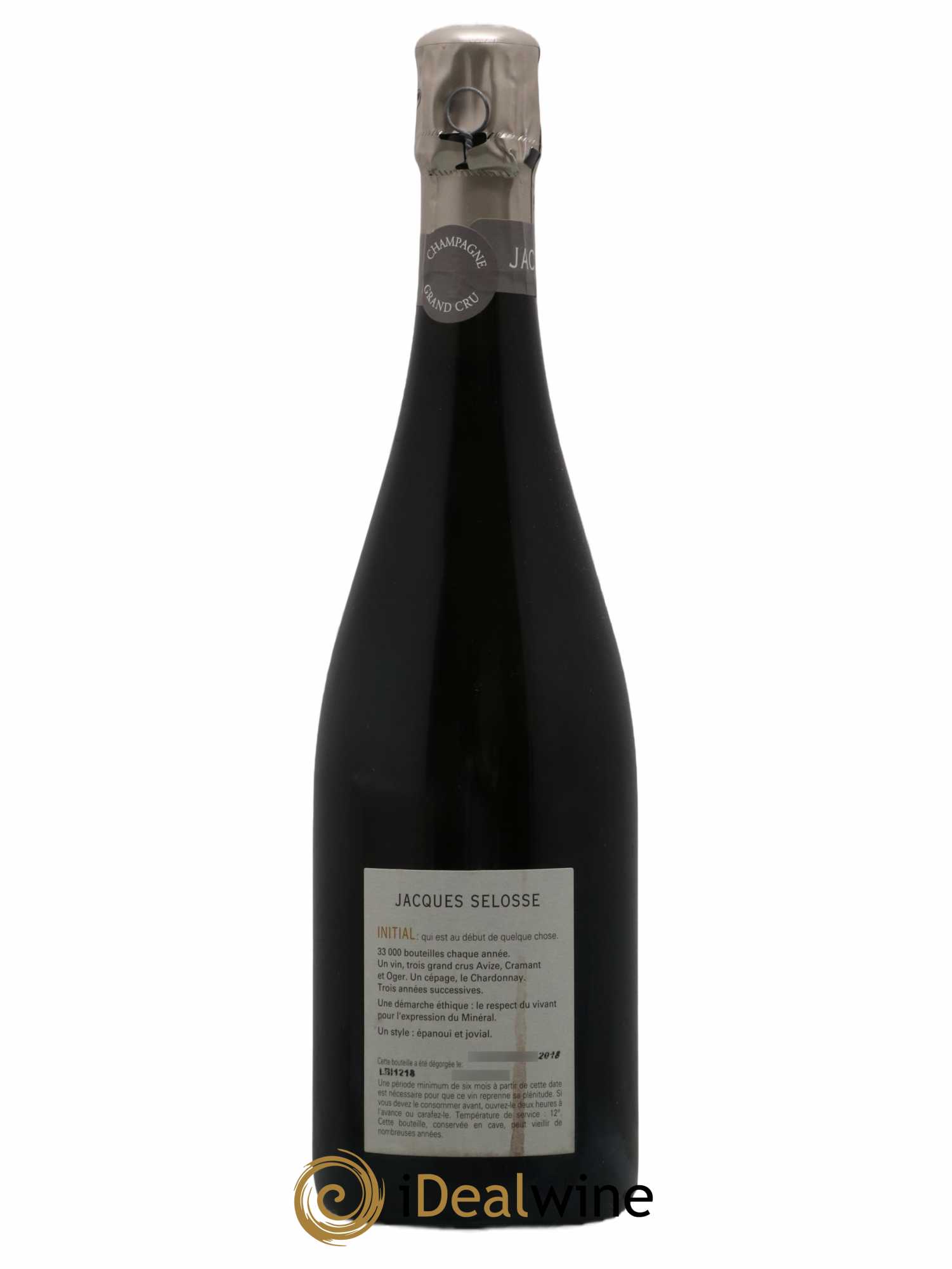 Initial Brut Jacques Selosse - Lot de 1 bouteille - 1