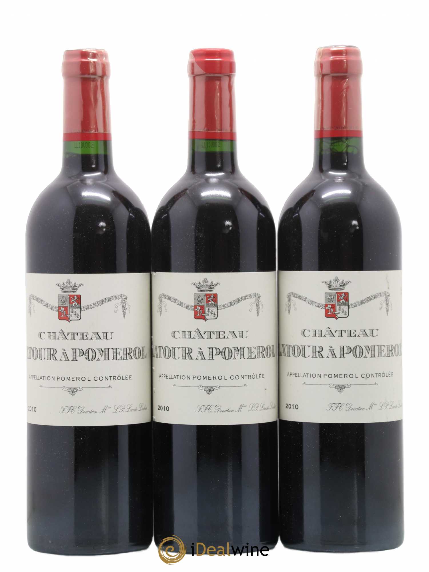 Château Latour à Pomerol (sans prix de réserve) 2010 - Lot de 3 bouteilles - 0