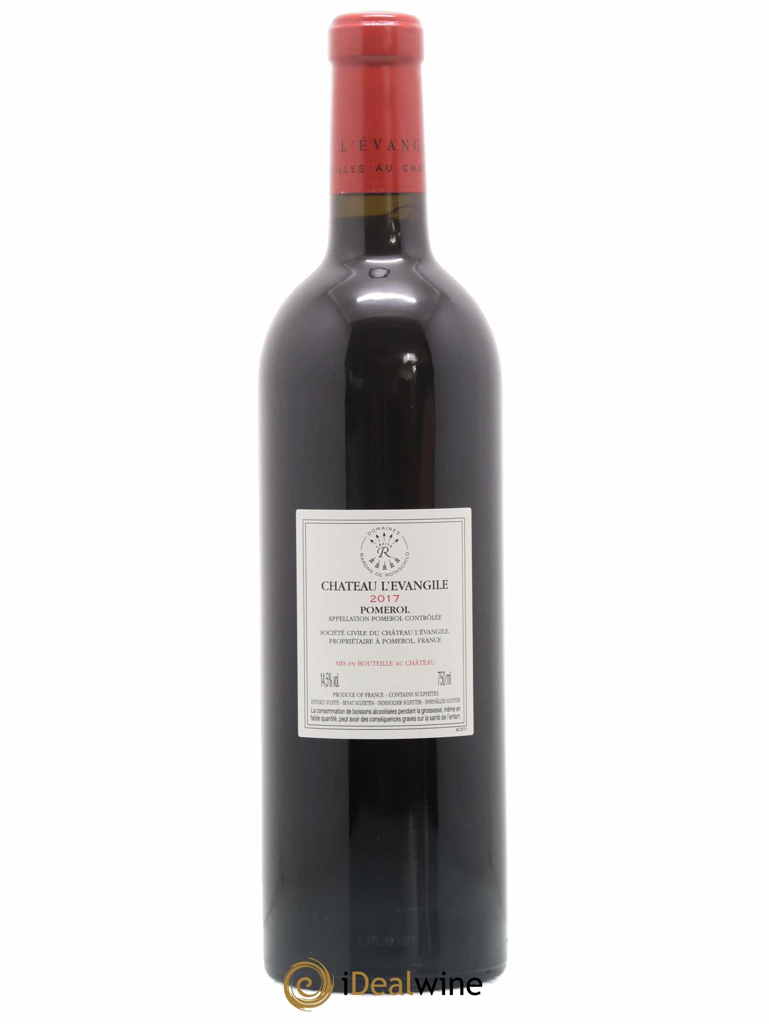 Château l' Évangile (sans prix de réserve) 2017 - Lot de 1 bouteille - 1