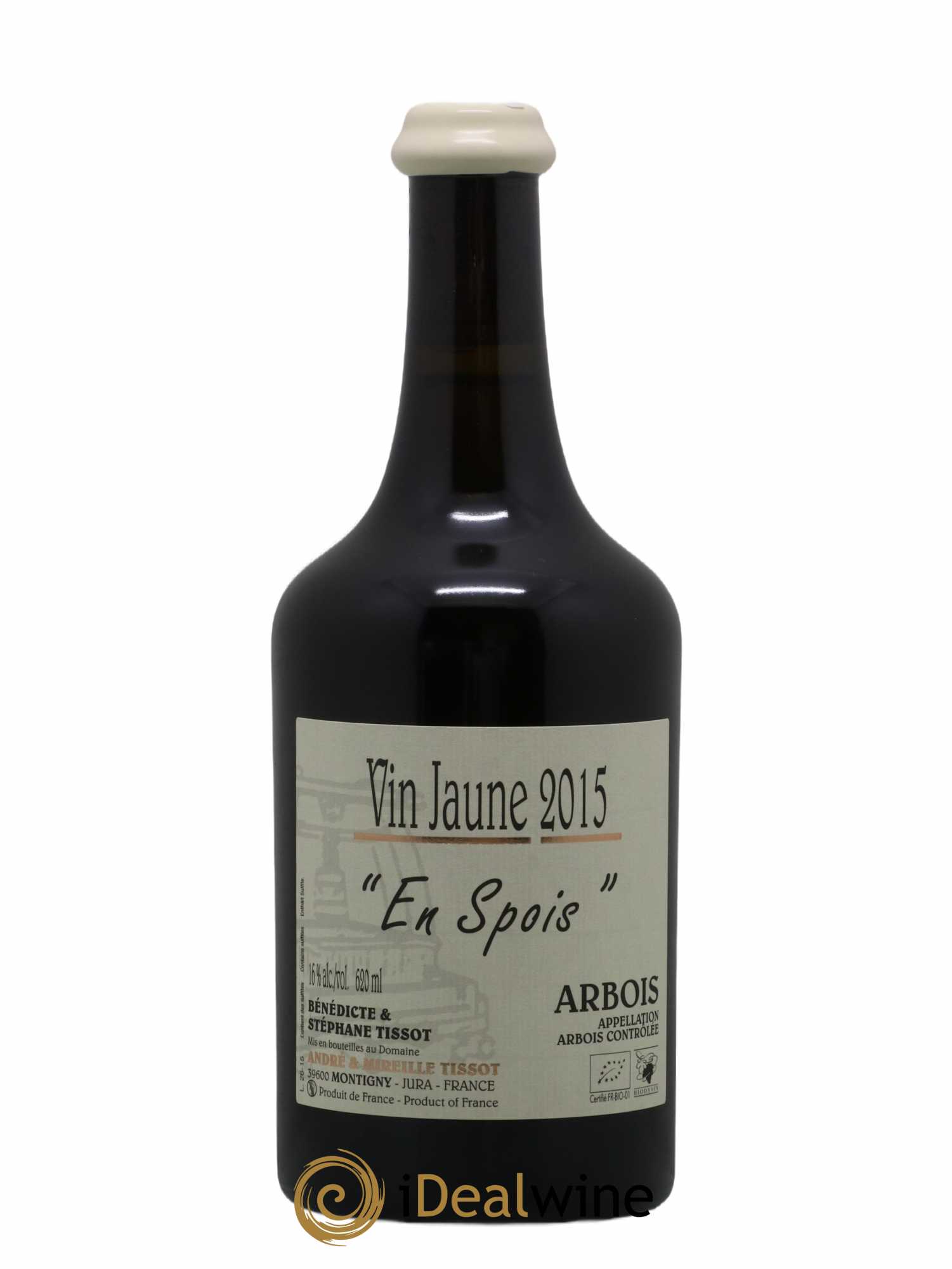 Arbois Vin Jaune En Spois Bénédicte et Stéphane Tissot 2015 - Lot de 1 bouteille - 0