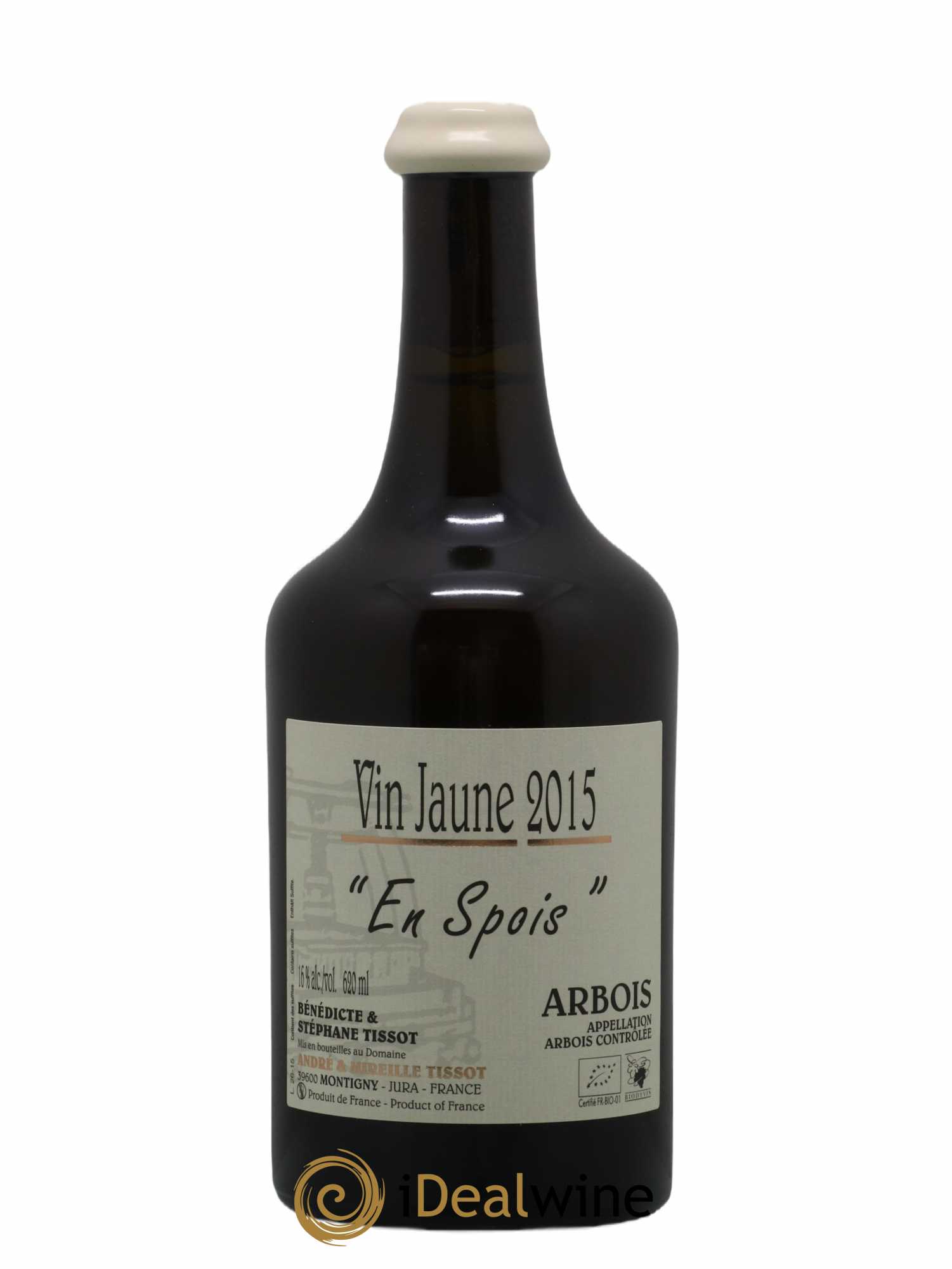 Arbois Vin Jaune En Spois Bénédicte et Stéphane Tissot 2015 - Lot de 1 bouteille - 0