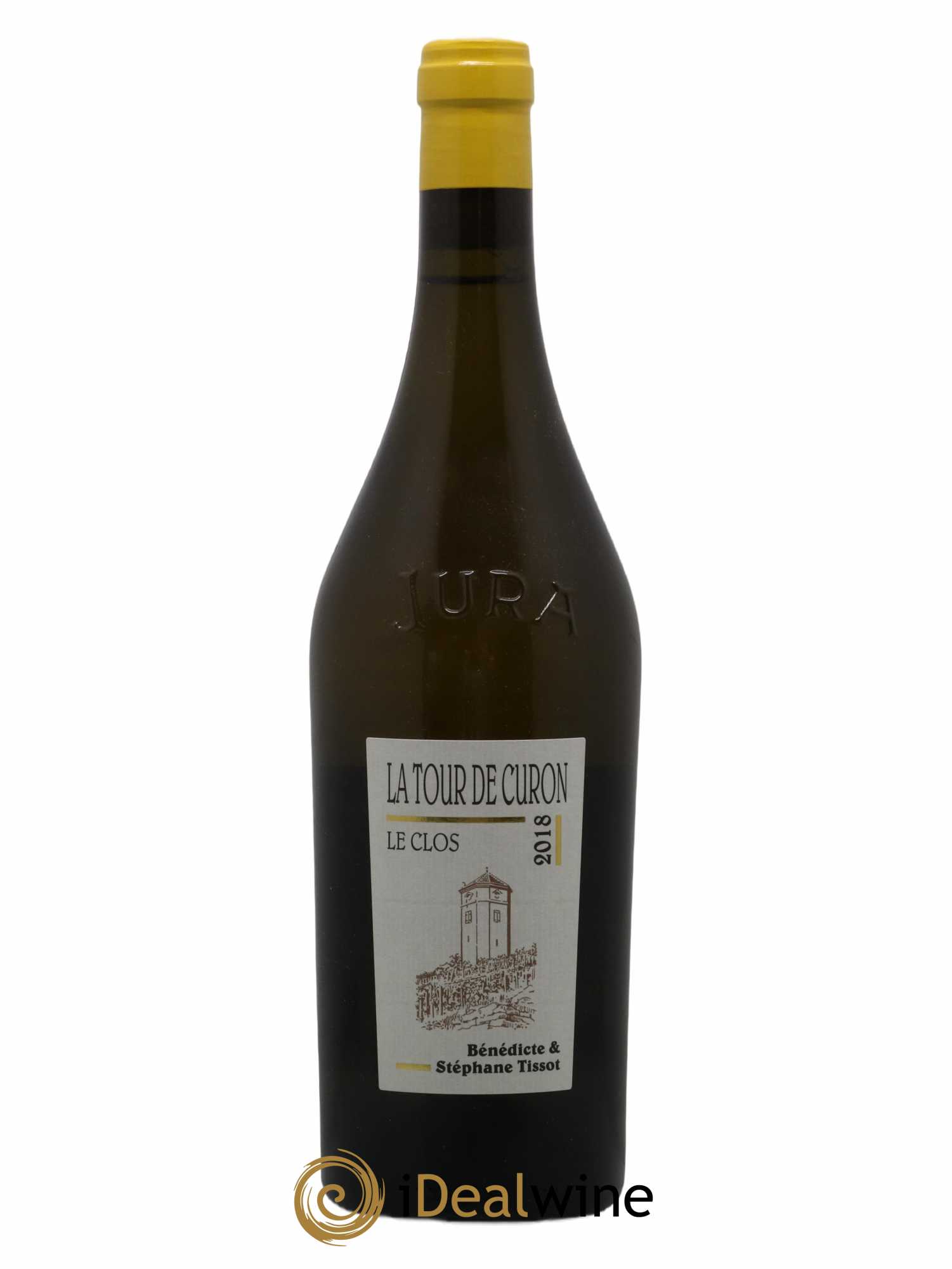 Arbois Chardonnay Le Clos de la Tour de Curon Bénédicte et Stéphane Tissot 2018 - Lot de 1 bouteille - 0
