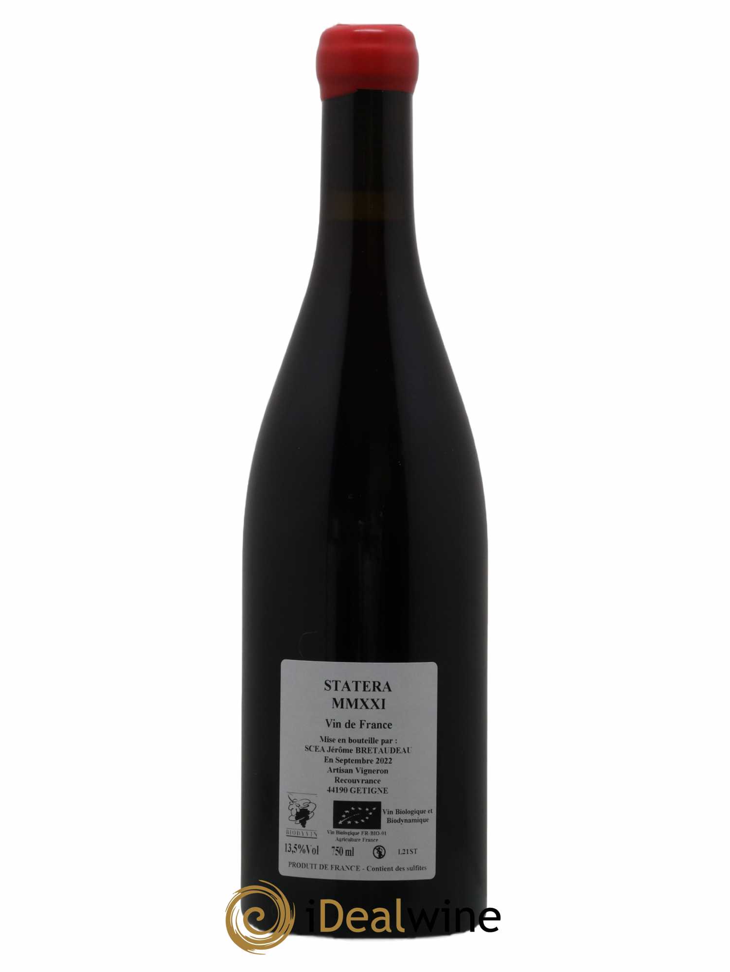 Vin de France Statera Jérôme Bretaudeau - Domaine de Bellevue 2021 - Posten von 1 Flasche - 1