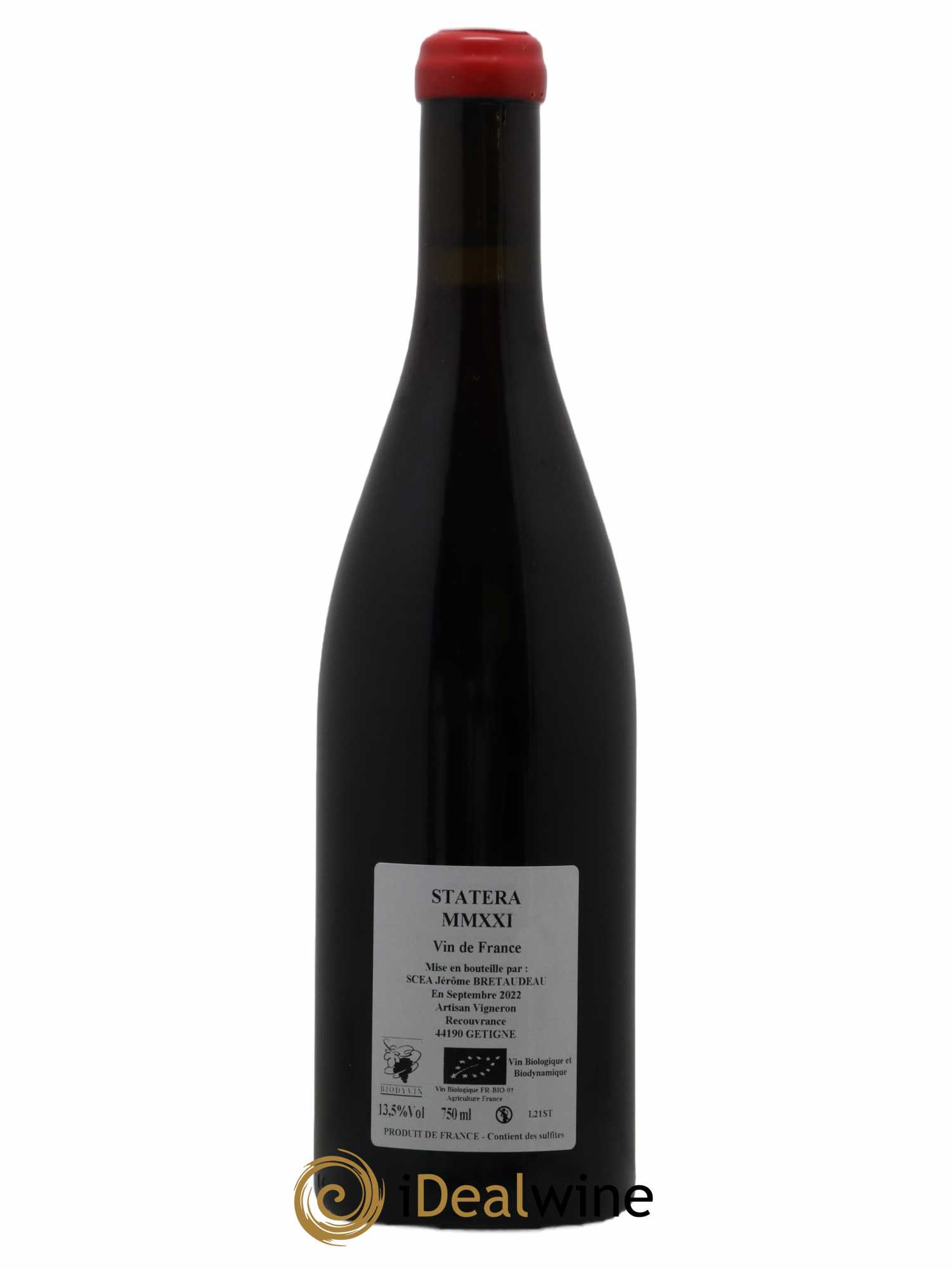 Vin de France Statera Jérôme Bretaudeau - Domaine de Bellevue  2021 - Posten von 1 Flasche - 1