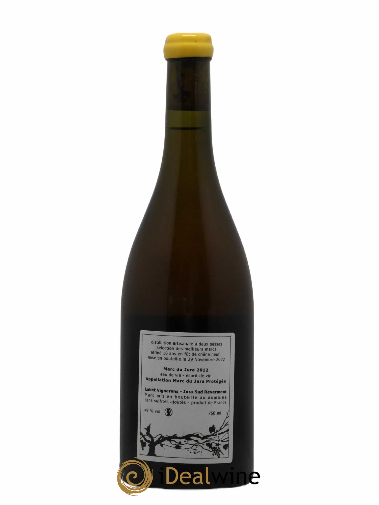 Marc du Jura Romain - Julien - Charline Labet 2012 - Lot de 1 bouteille - 1