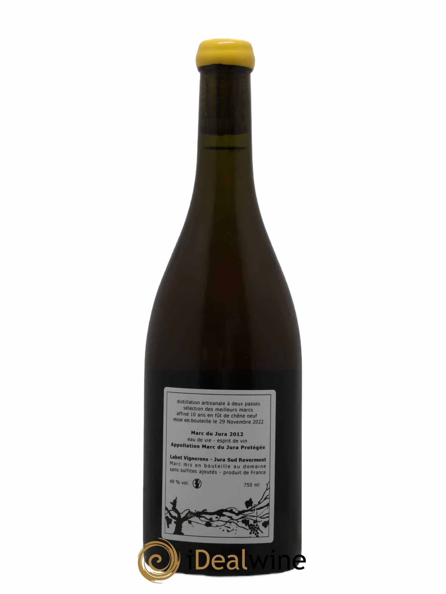 Marc du Jura Romain - Julien - Charline Labet 2012 - Lot de 1 bouteille - 1