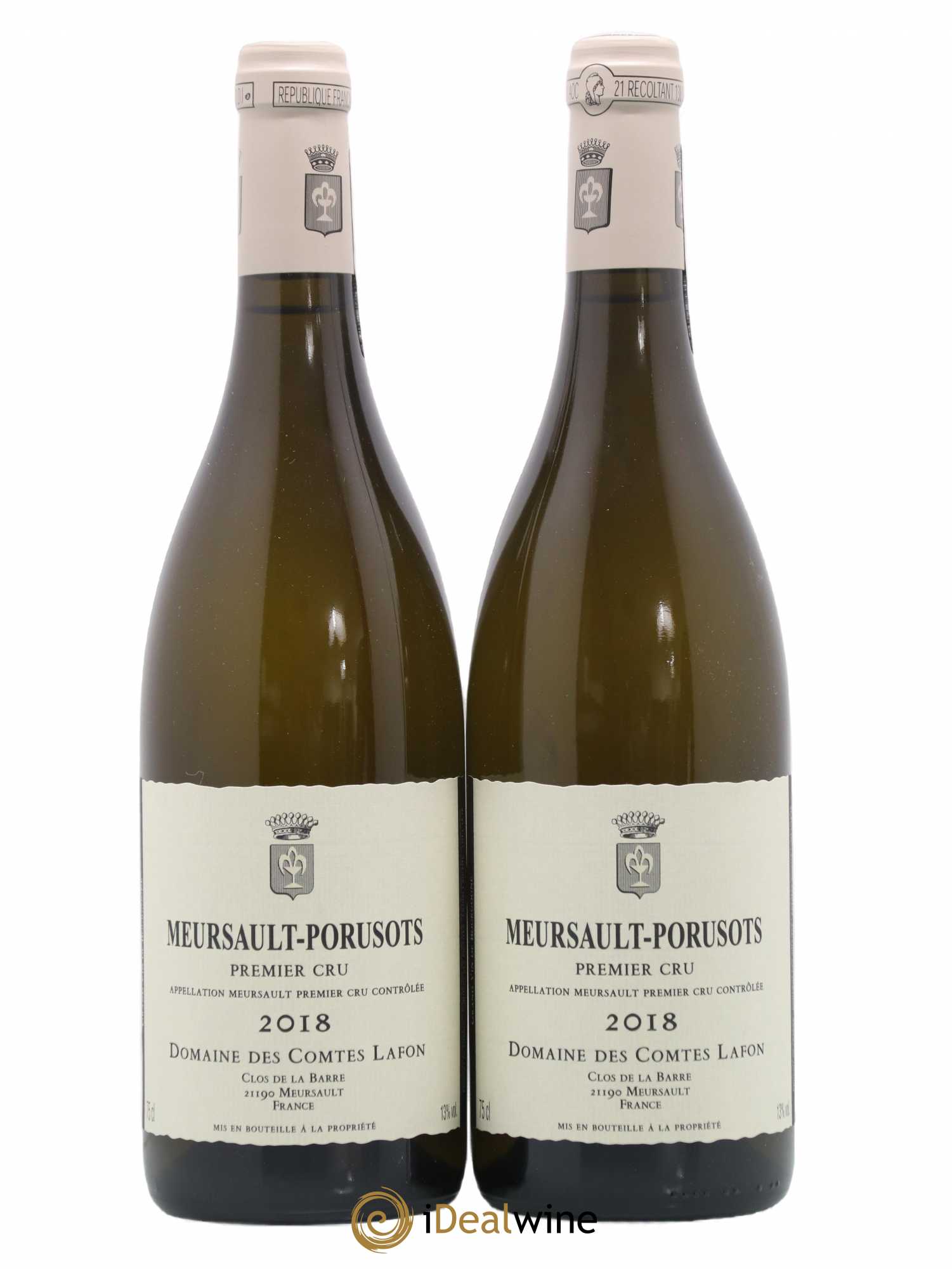Meursault 1er Cru Porusots Comtes Lafon (Domaine des) 2018 - Lot de 2 bouteilles - 0