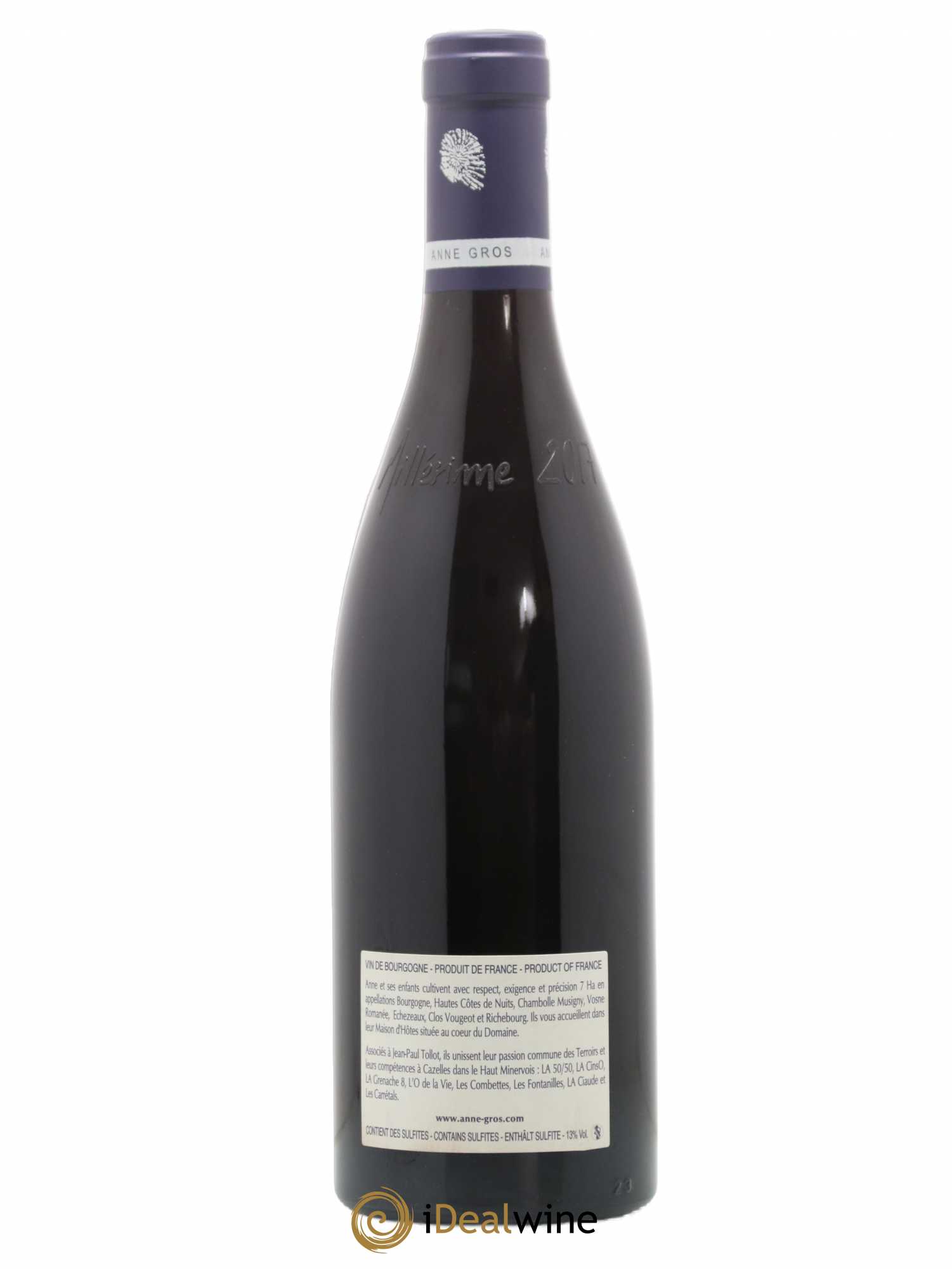 Clos de Vougeot Grand Cru Le Grand Maupertui Anne Gros  (sans prix de réserve) 2017 - Lot de 1 bouteille - 1