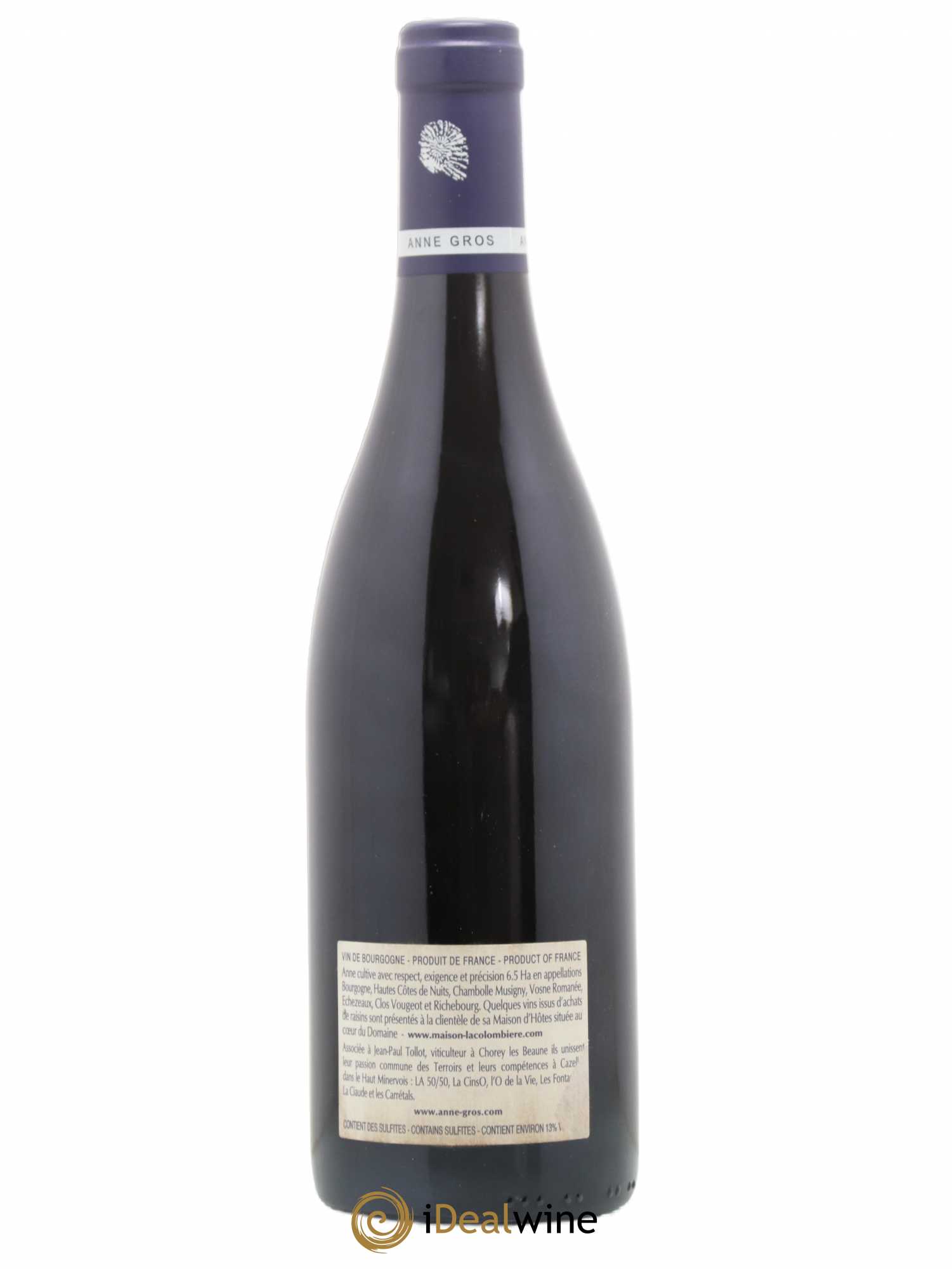 Clos de Vougeot Grand Cru Le Grand Maupertui Anne Gros  (sans prix de réserve) 2014 - Lot de 1 bouteille - 1