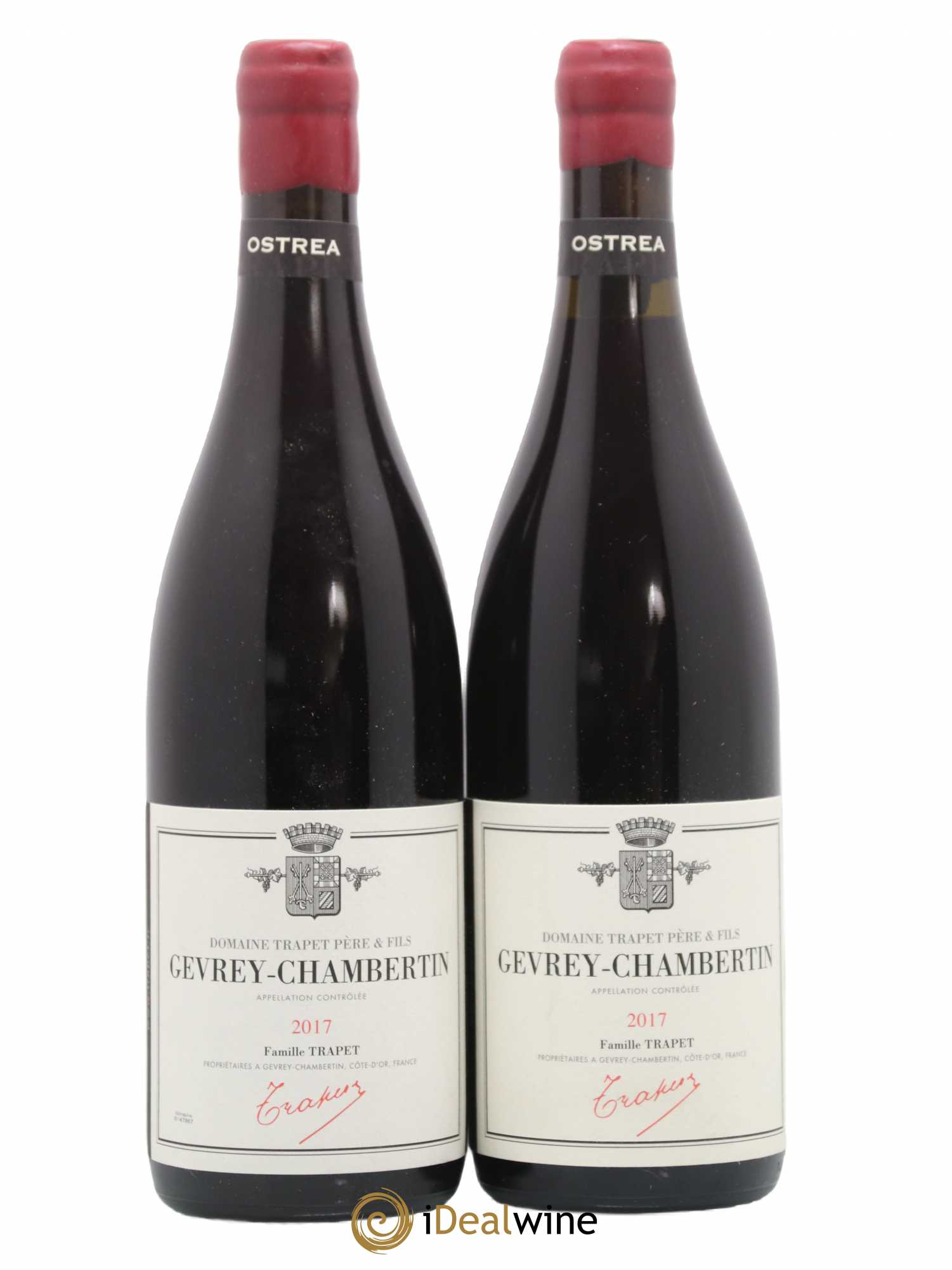 Gevrey-Chambertin Ostrea Domaine Trapet (sans prix de réserve) 2017 - Lot de 2 bouteilles - 0