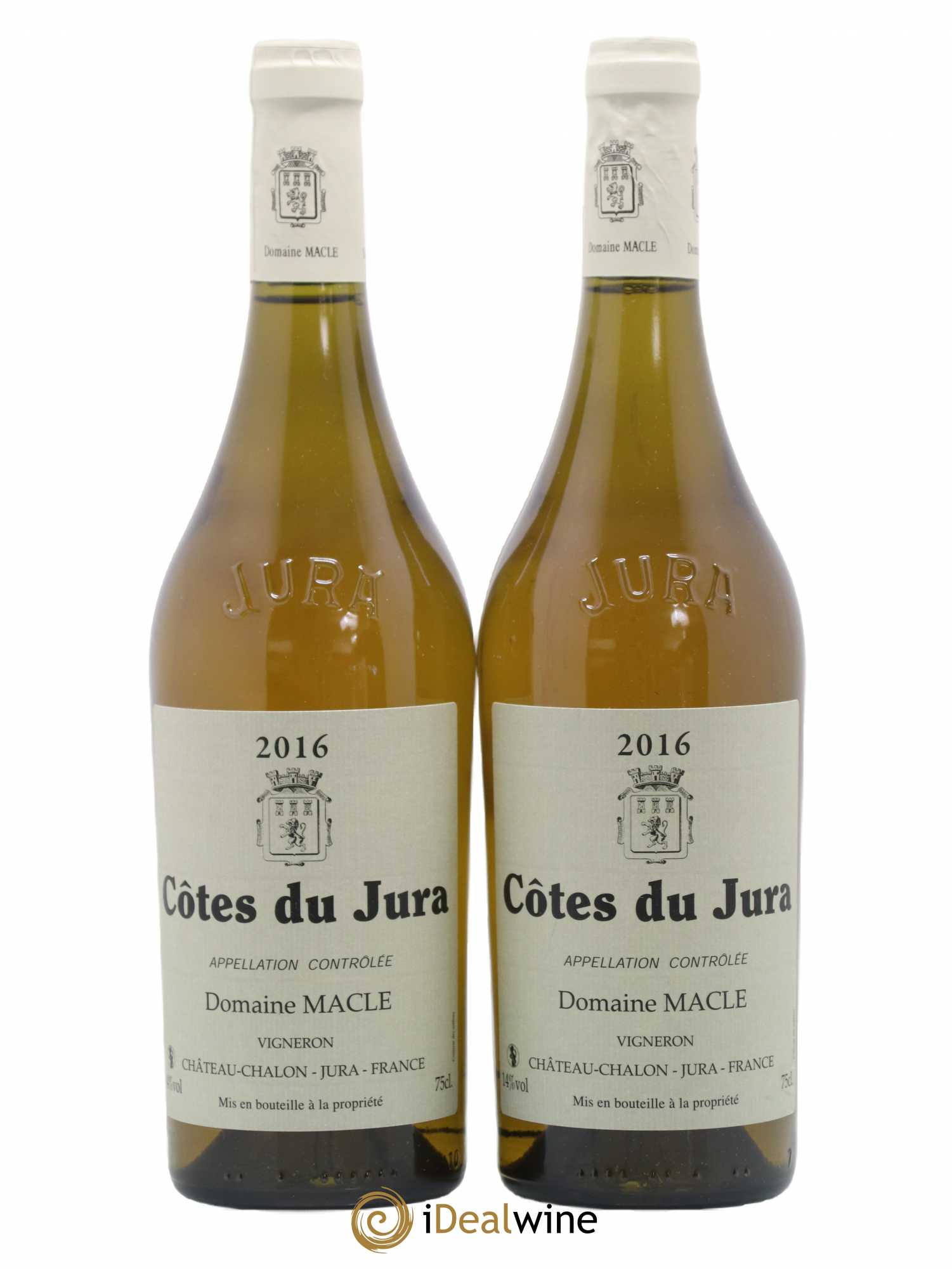 Côtes du Jura Jean Macle (senza prezzo di riserva) 2016 - Lotto di 2 bottiglie - 0