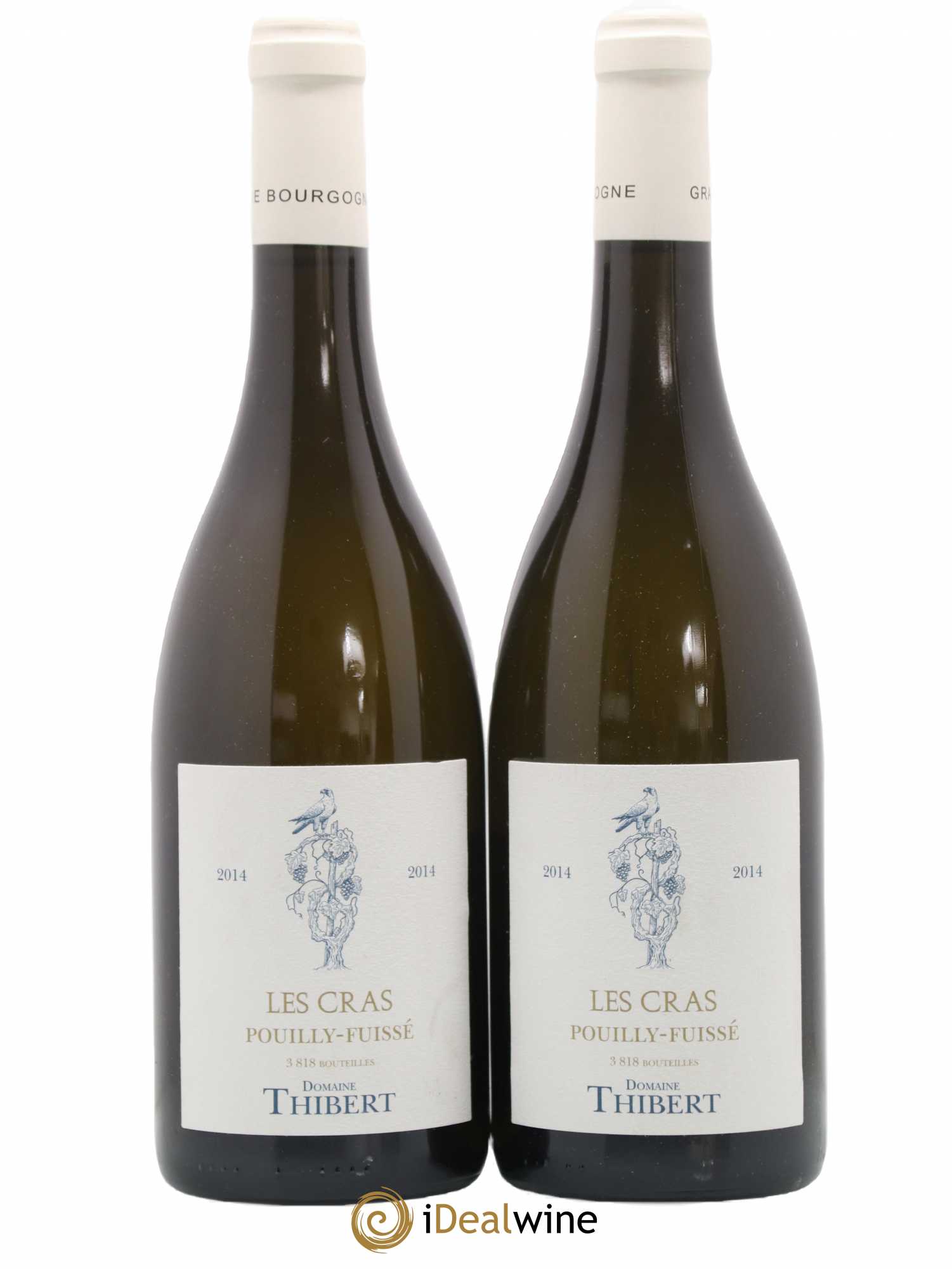 Pouilly-Fuissé Les Cras Domaint Thibert (sans prix de réserve) 2014 - Posten von 2 Flaschen - 0