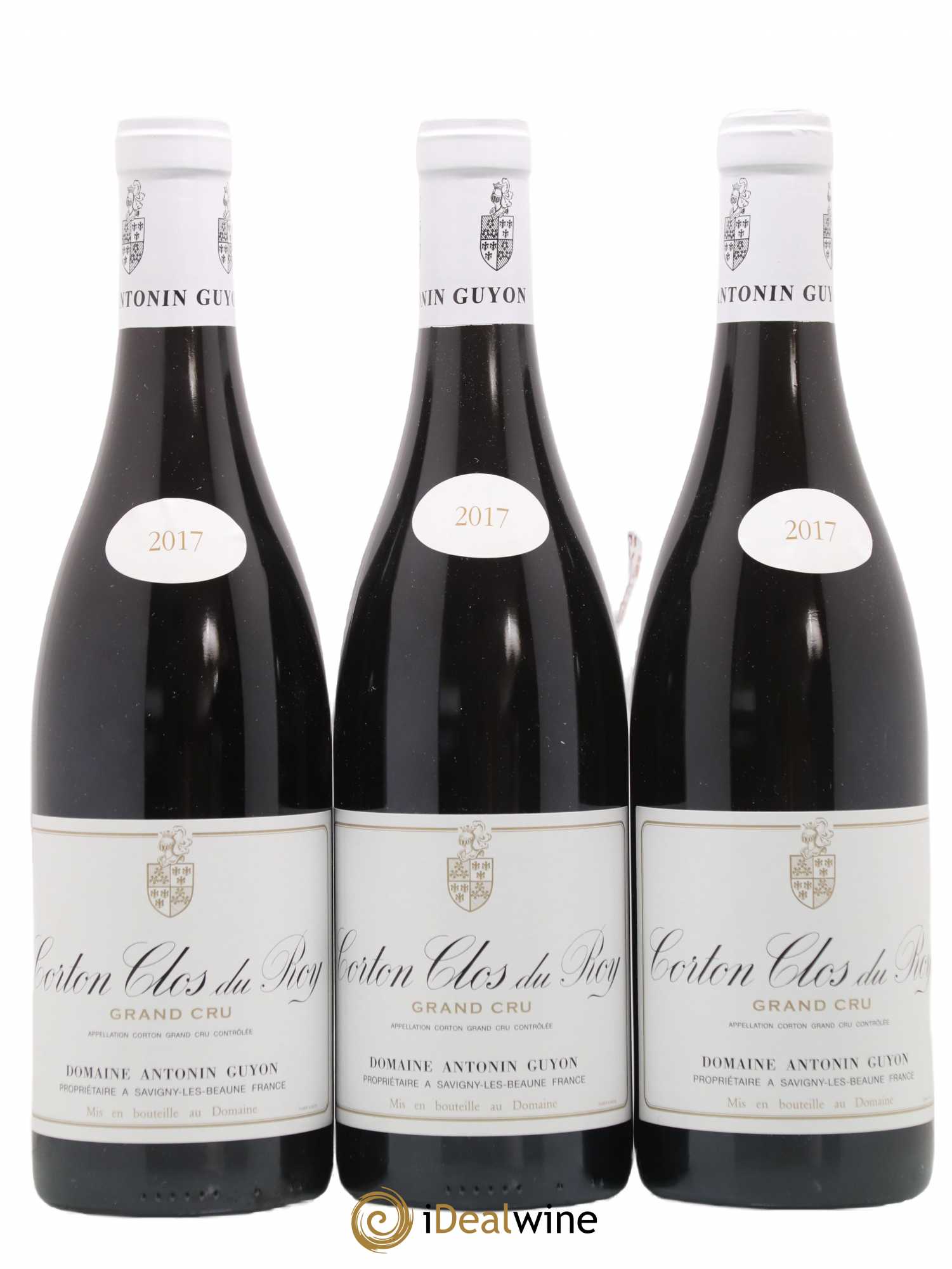 Corton Grand Cru Clos du Roy Antonin Guyon (sans prix de réserve) 2017 - Lot de 3 bouteilles - 0