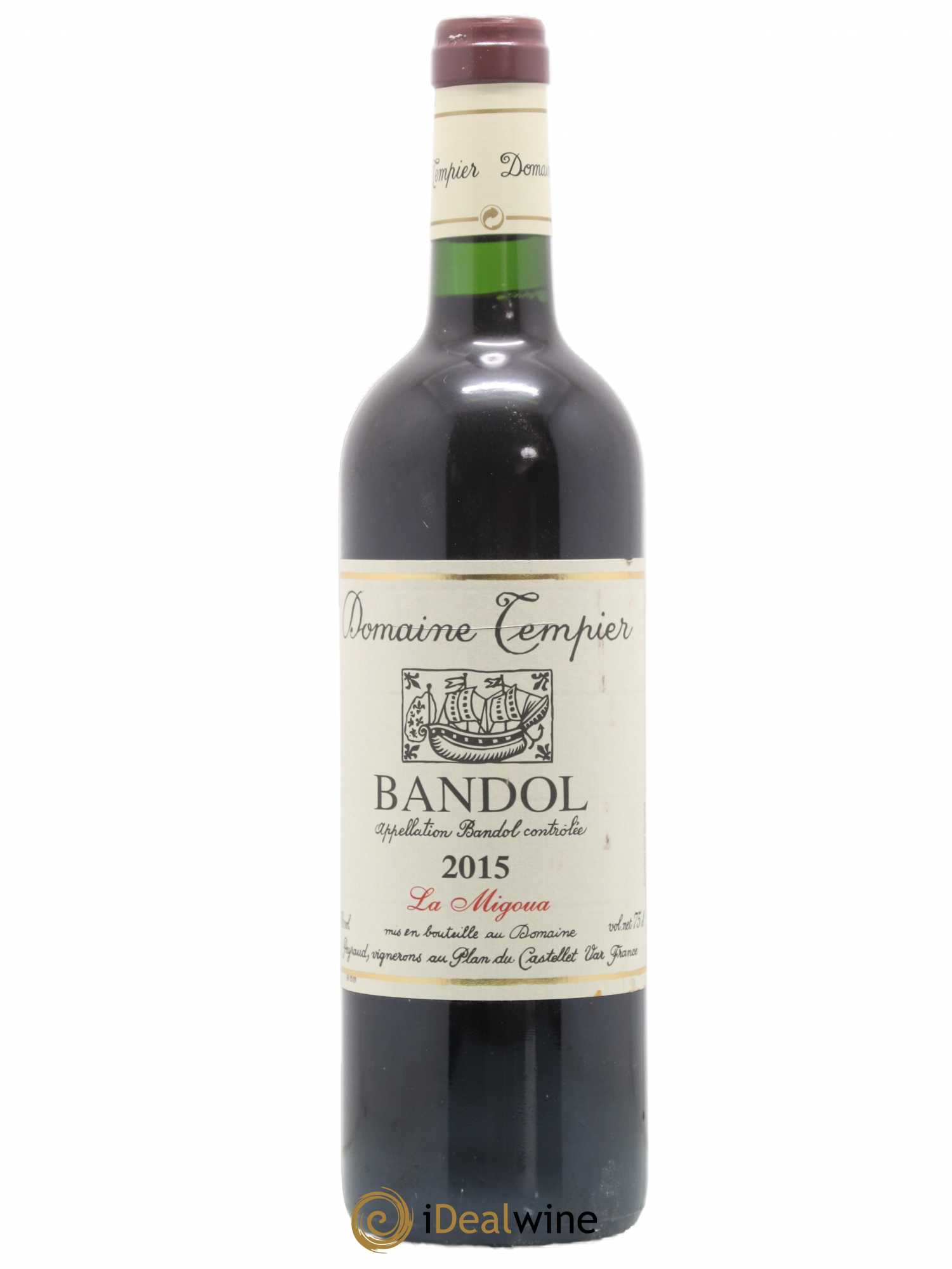 Bandol Domaine Tempier Cuvée La Migoua Famille Peyraud (sans prix de réserve) 2015 - Lot de 1 bouteille - 0