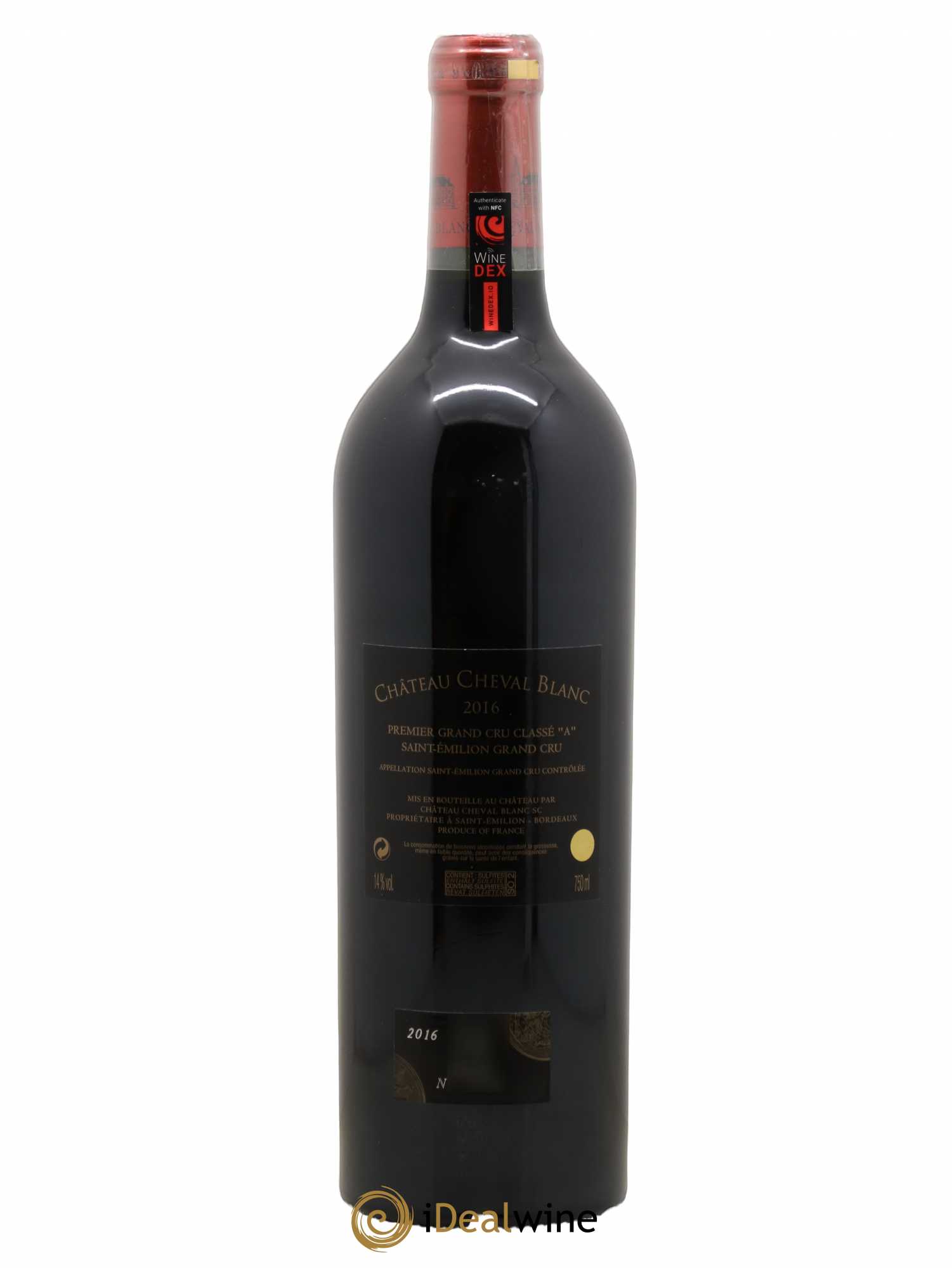 Château Cheval Blanc 1er Grand Cru Classé A 2016 - Lot de 1 bouteille - 1