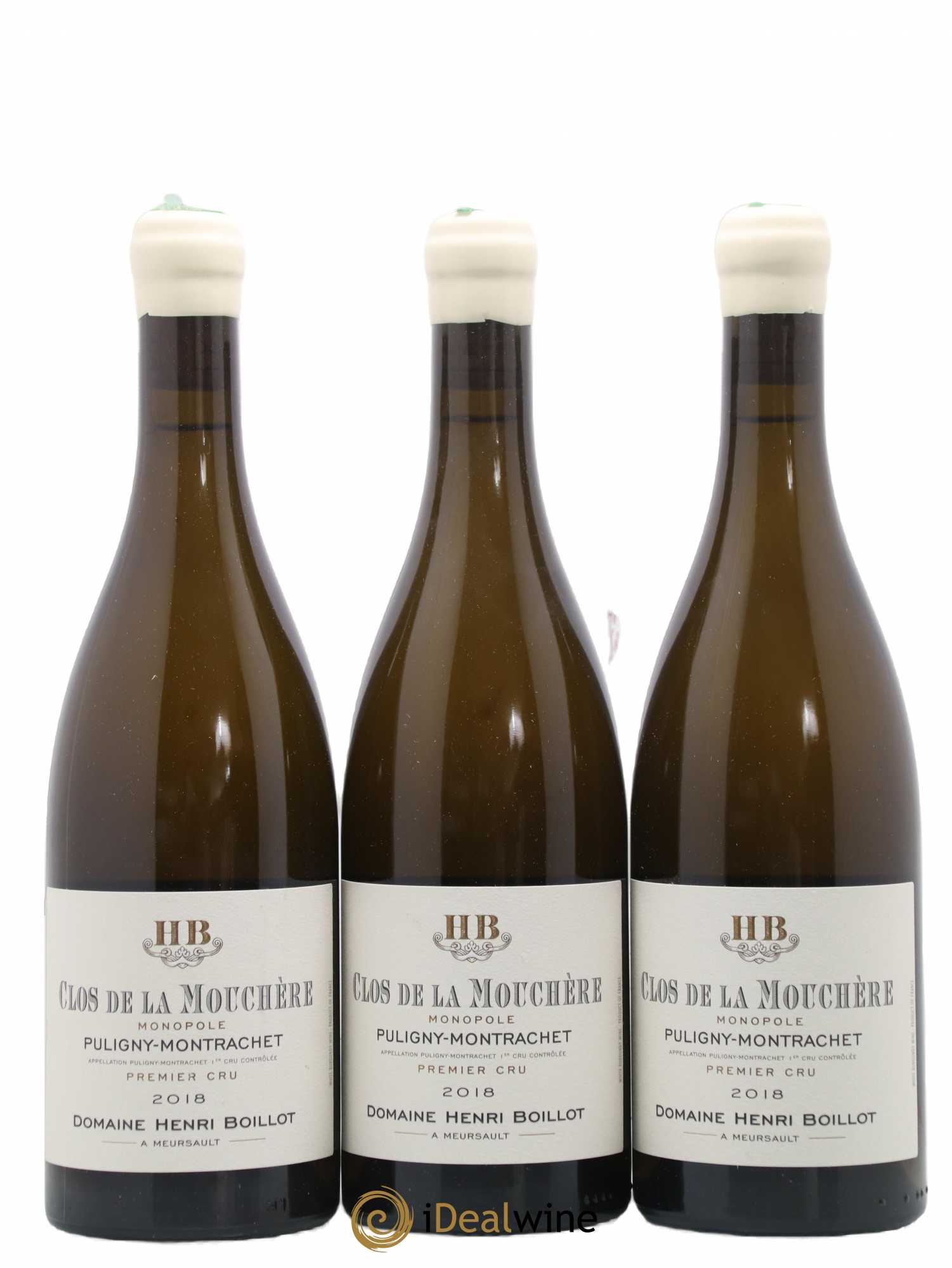 Puligny-Montrachet Clos De La Bouchere Henri Boillot (sans prix de réserve) 2018 - Posten von 3 Flaschen - 0