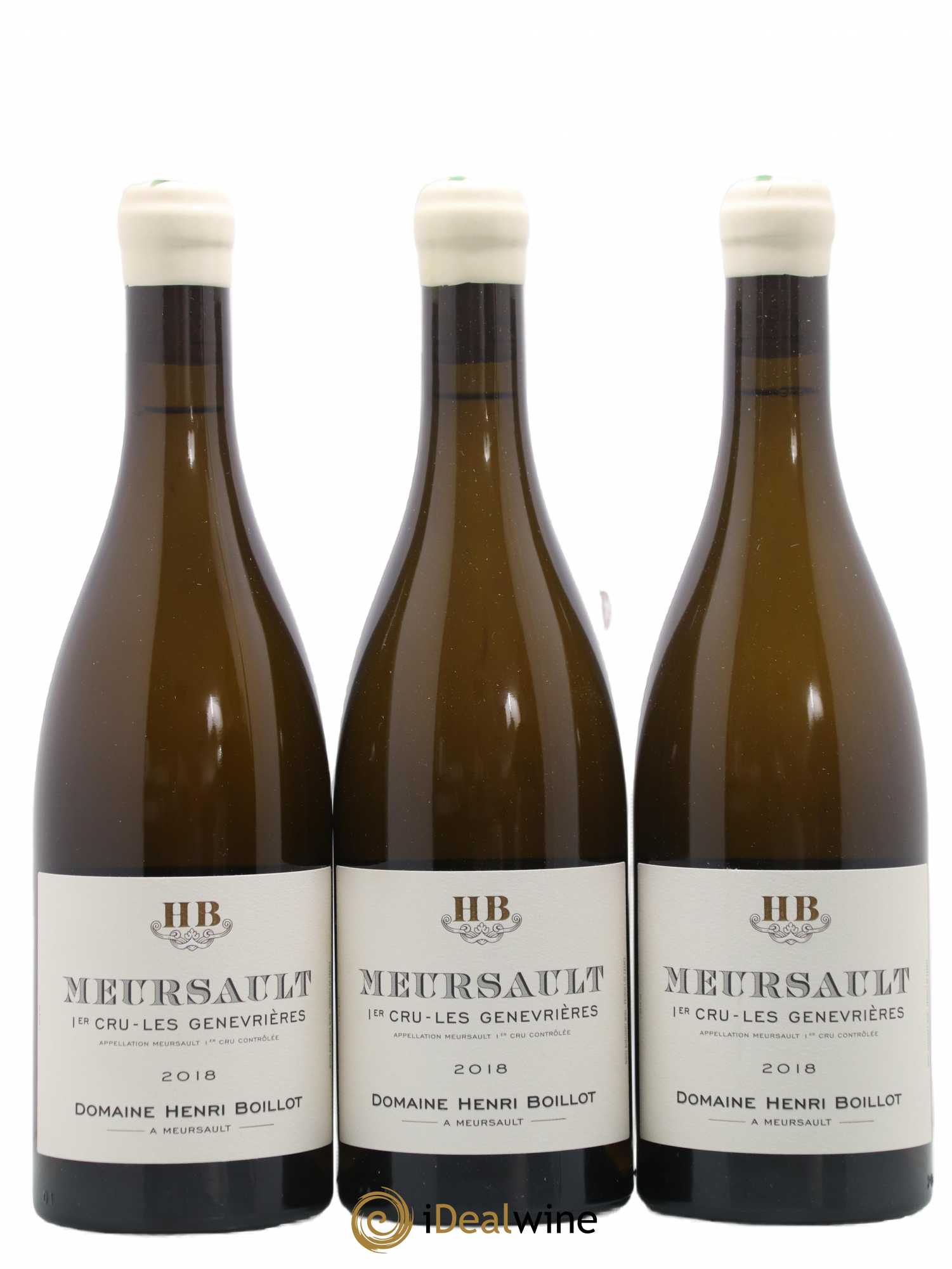 Meursault 1er Cru Les Genevrières Henri Boillot (Domaine) (sans prix de réserve) 2018 - Lot de 3 bouteilles - 0