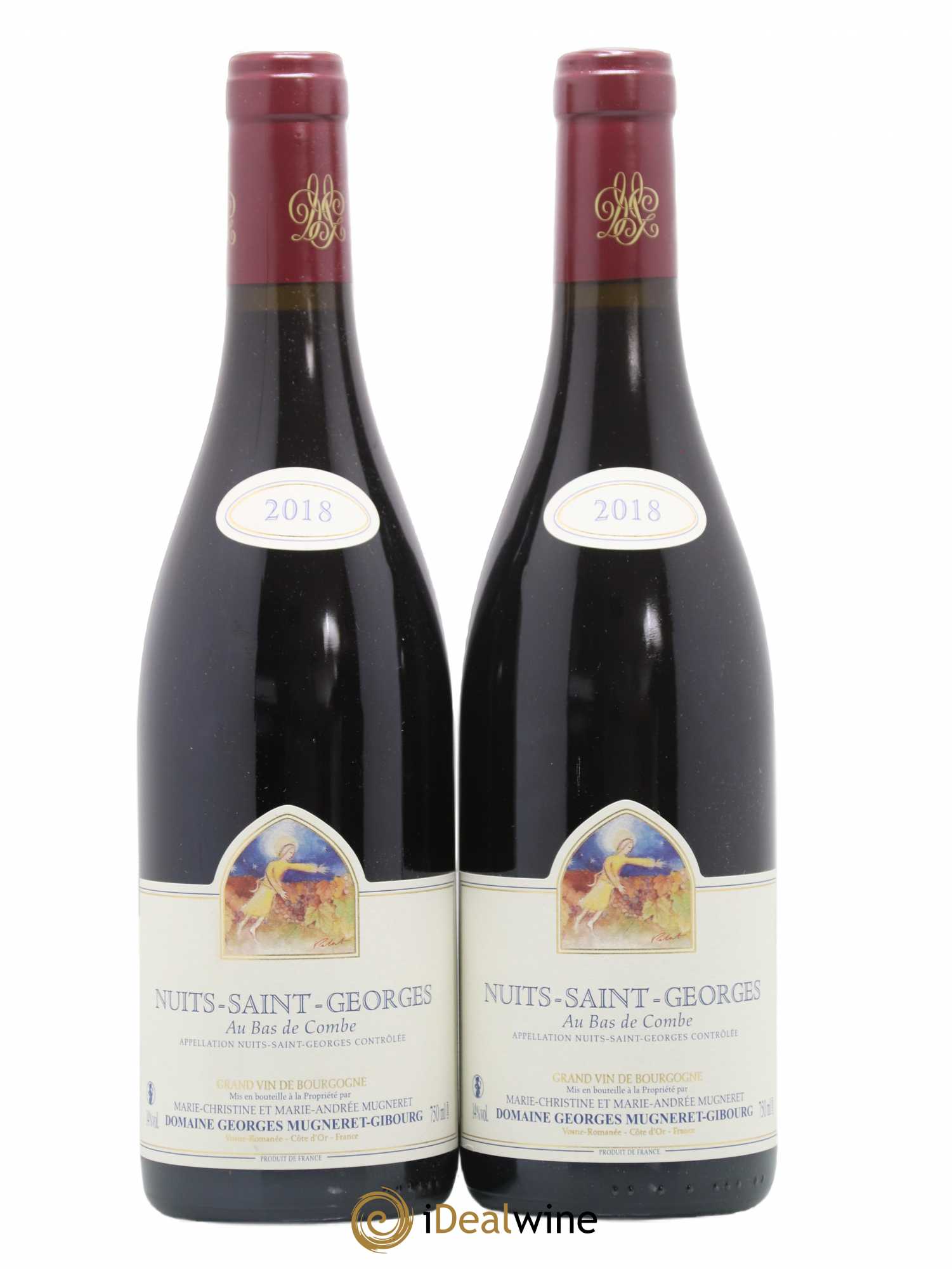 Nuits-Saint-Georges 1er Cru Aux Bas De Combes Mugneret Gibourg 2018 - Posten von 2 Flaschen - 0