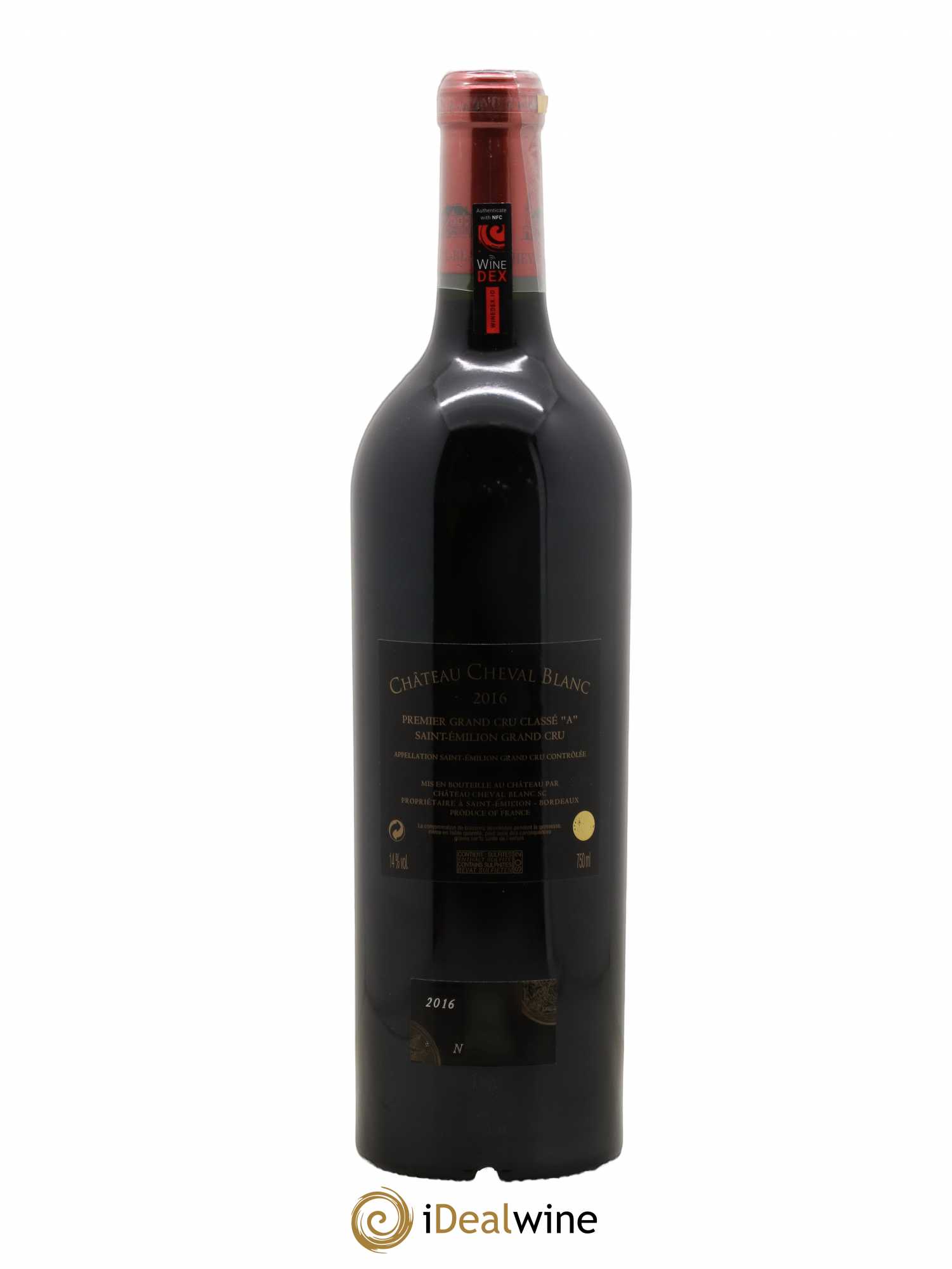 Château Cheval Blanc 1er Grand Cru Classé A 2016 - Lot de 1 bouteille - 1