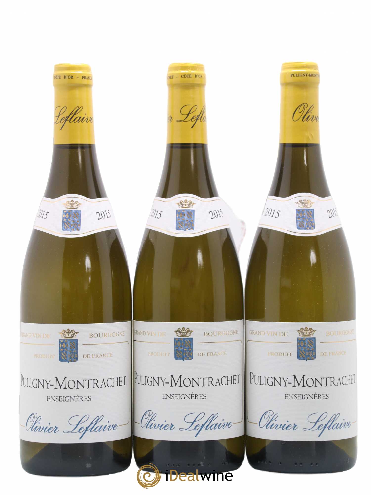 Puligny-Montrachet Enseignères Olivier Leflaive (sans prix de réserve) 2015 - Lot de 3 bouteilles - 0