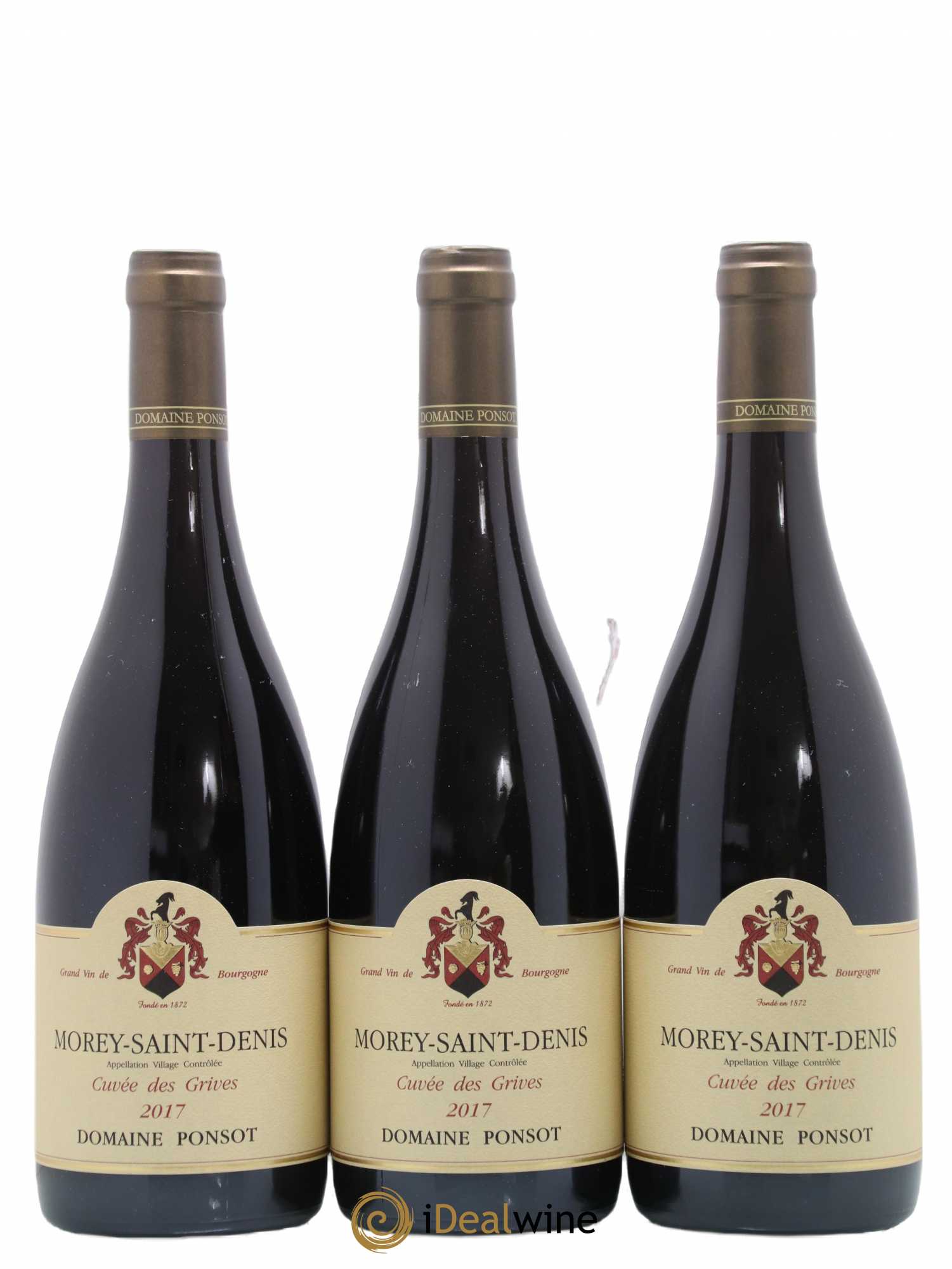Morey Saint-Denis Cuvée des Grives Ponsot (Domaine) 2017 - Lot de 3 bouteilles - 0