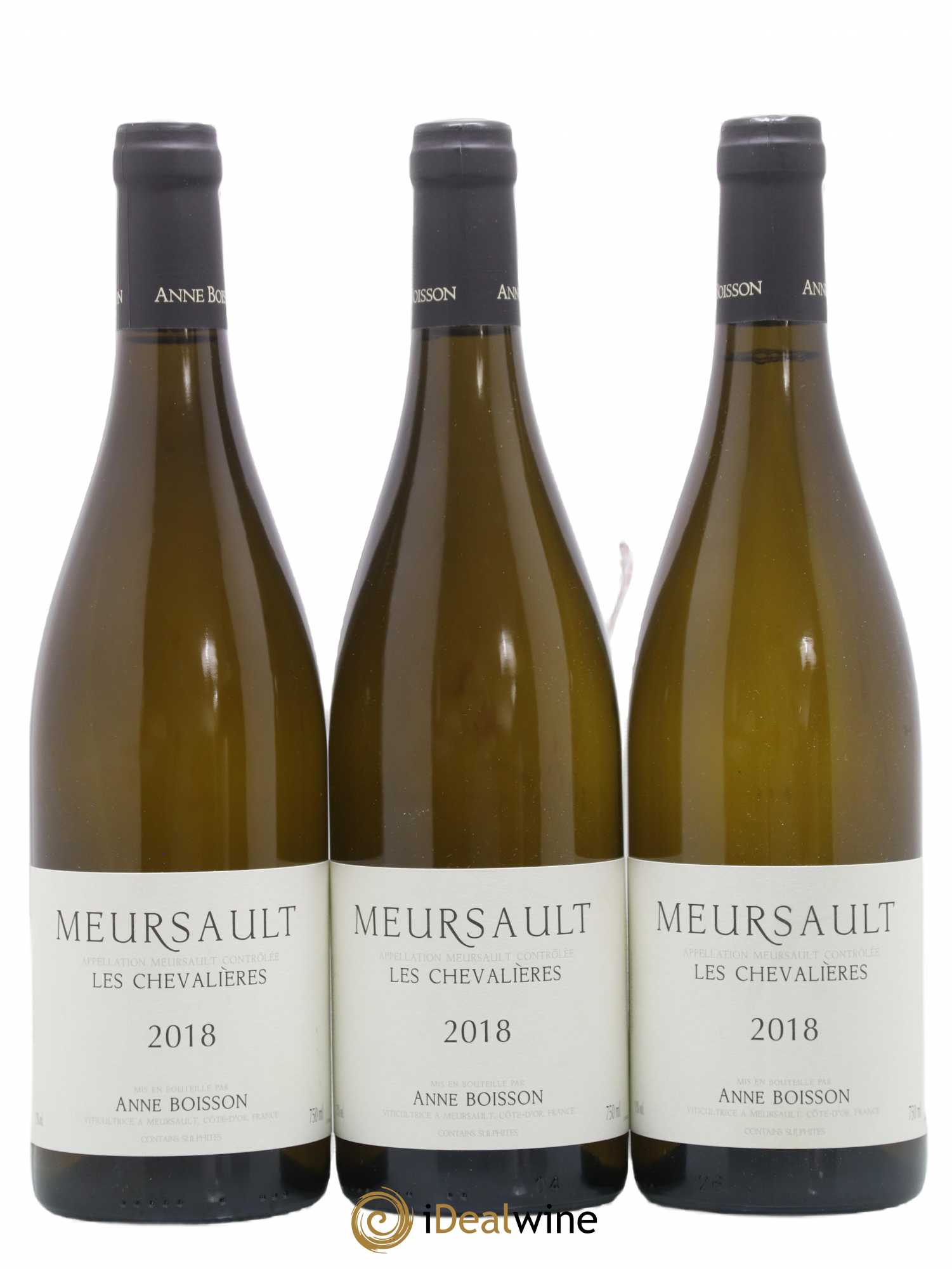 Meursault Les Chevalières Anne Boisson 2018 - Lot de 3 bouteilles - 0