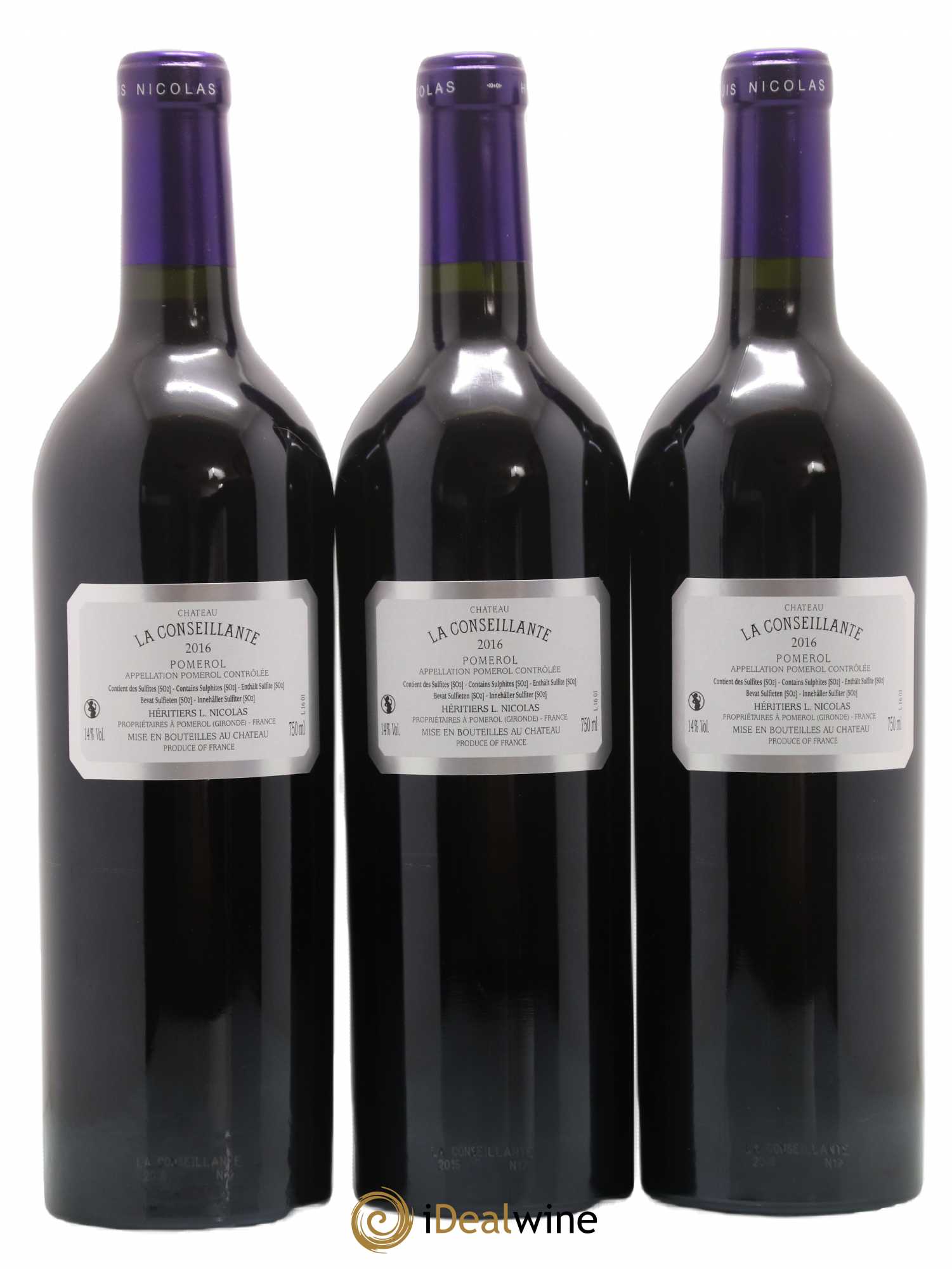 Château la Conseillante 2016 - Lot de 6 bouteilles - 4