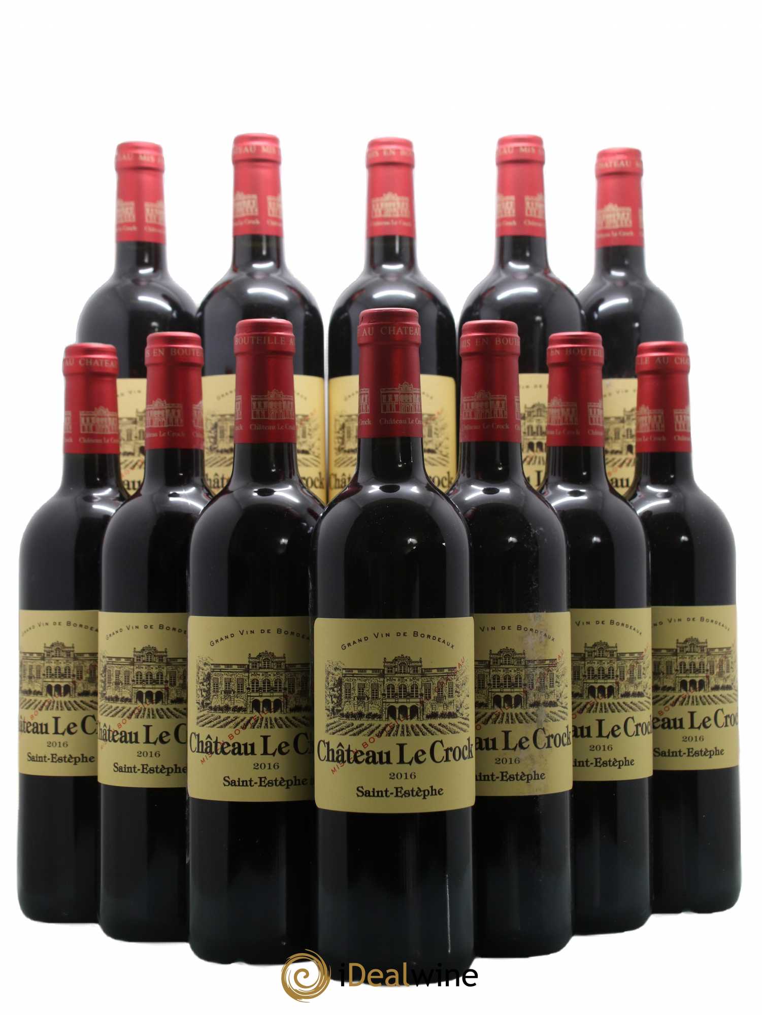 Château le Crock Cru Bourgeois (sans prix de réserve) 2016 - Lot de 12 bouteilles - 0