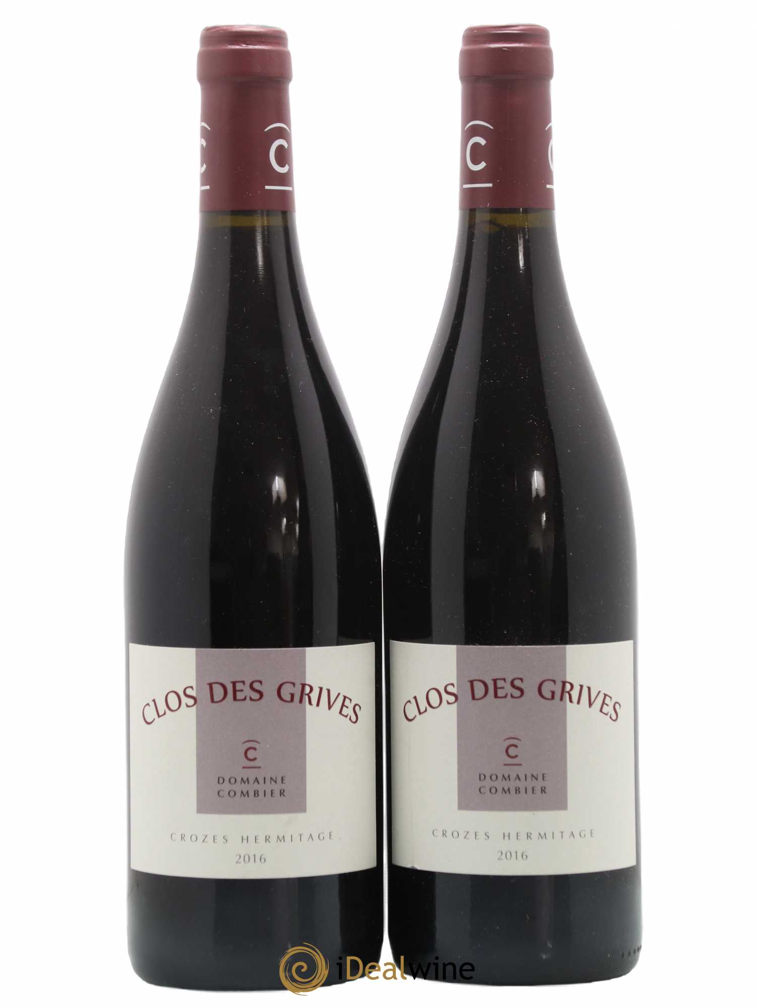 Crozes-Hermitage Clos des Grives Combier (senza prezzo di riserva) 2016 - Lotto di 2 bottiglie - 0