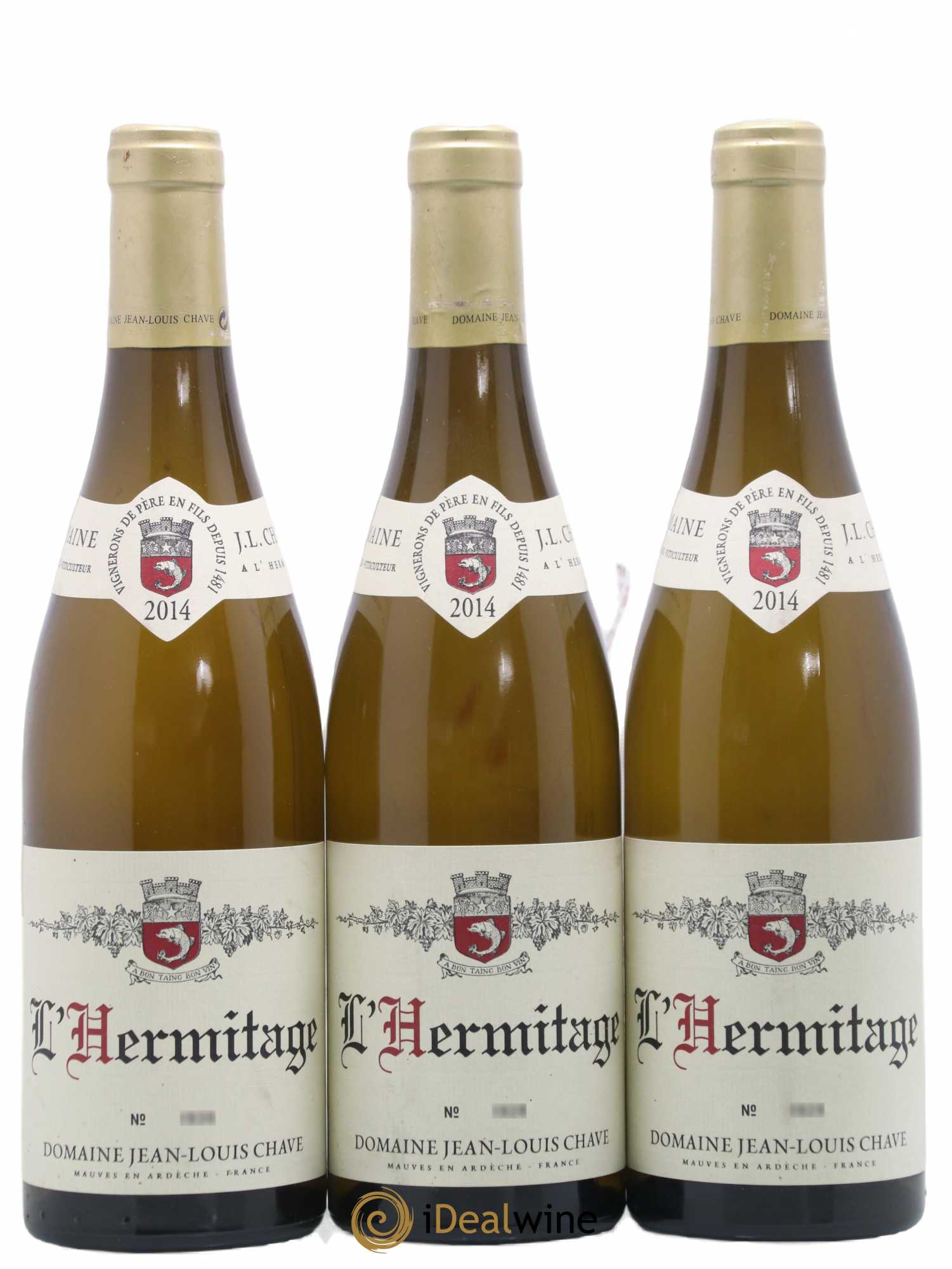 Hermitage Jean-Louis Chave 2014 - Lot de 3 bouteilles - 0